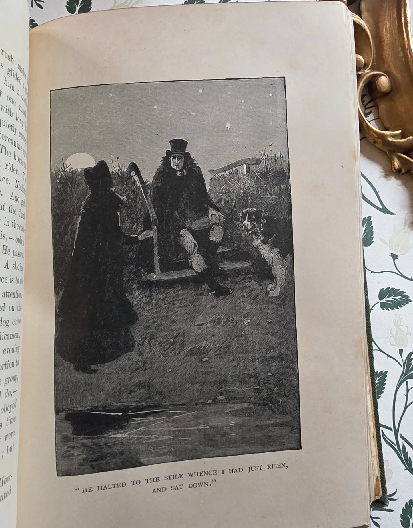 1897 Jane Eyre by Charlotte Bronte - Illustrated Antique Book