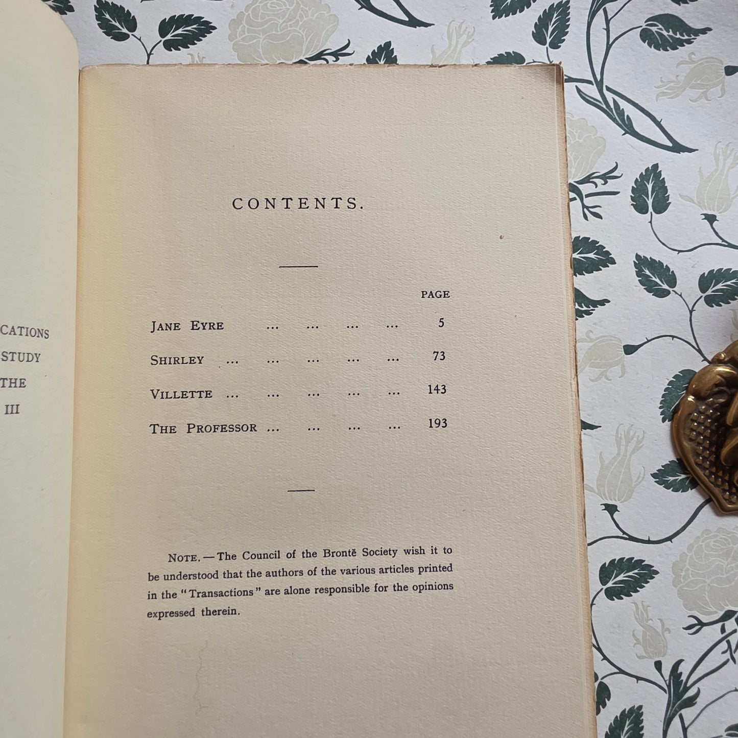 1935 Sources of Charlotte Bronte's Novels - Persons and Places - Vintage Book