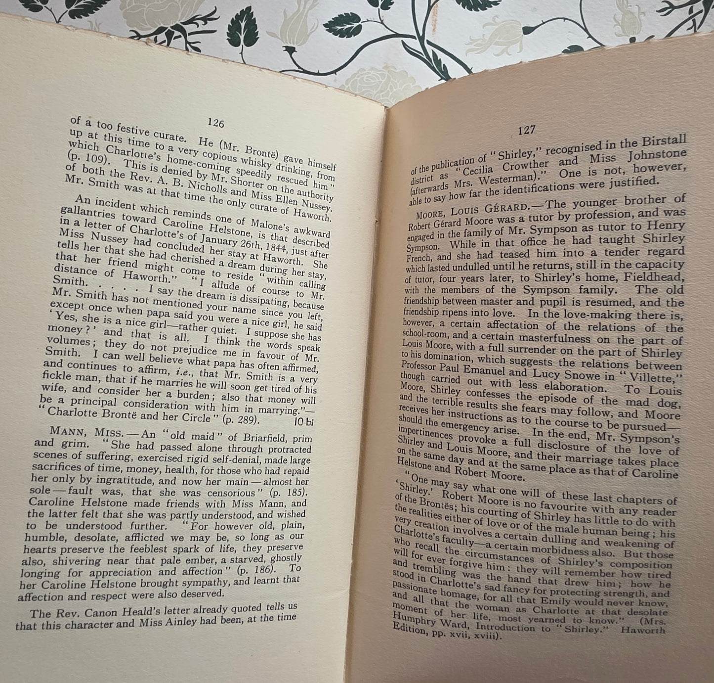 1935 Sources of Charlotte Bronte's Novels - Persons and Places - Vintage Book