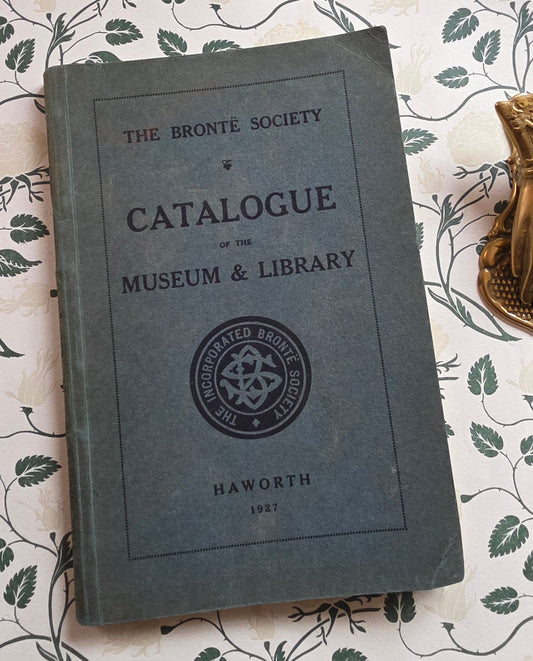 1927 Bronte Society Catalogue of the Museum and Library - Vintage Book