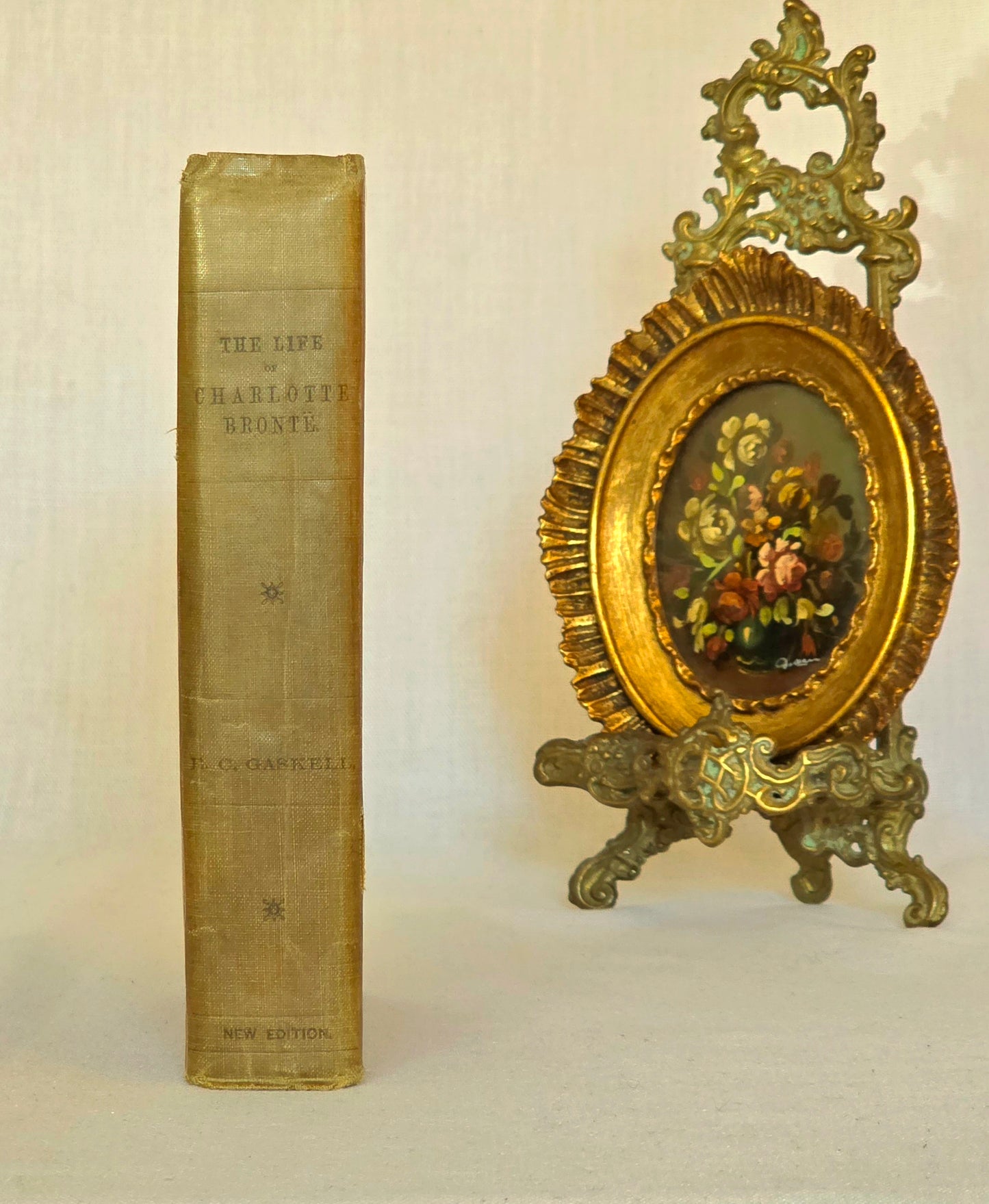 RESERVED 1860 Life of Charlotte Bronte by EC Gaskell - Early Edition, Just 3 Years After Initial Publication