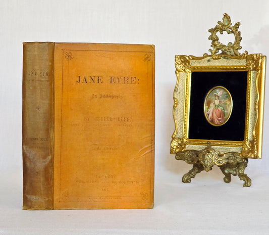 1857 Jane Eyre by Currer Bell / Extremely Early Copy Published Just 10 Years After Original / LACKS TITLE PAGE