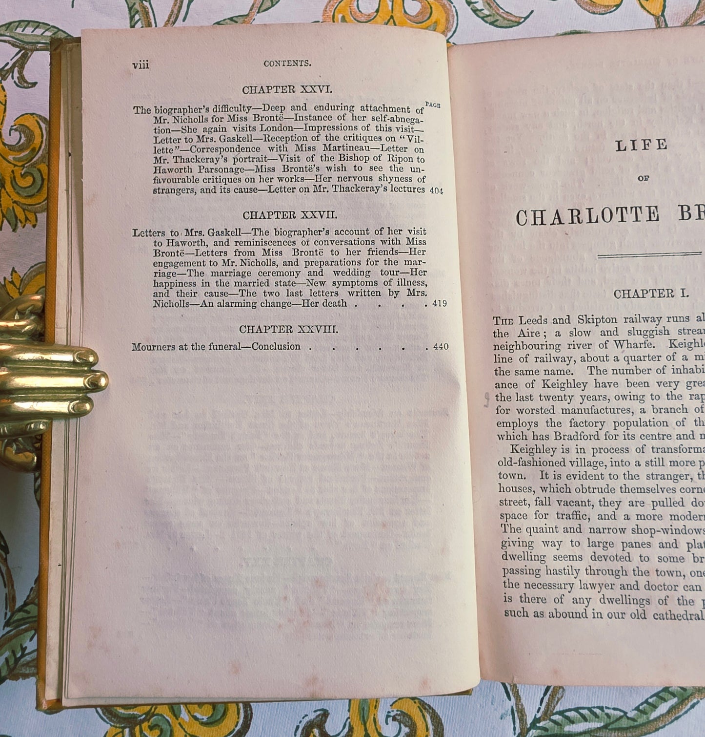 RESERVED 1860 Life of Charlotte Bronte by EC Gaskell - Early Edition, Just 3 Years After Initial Publication