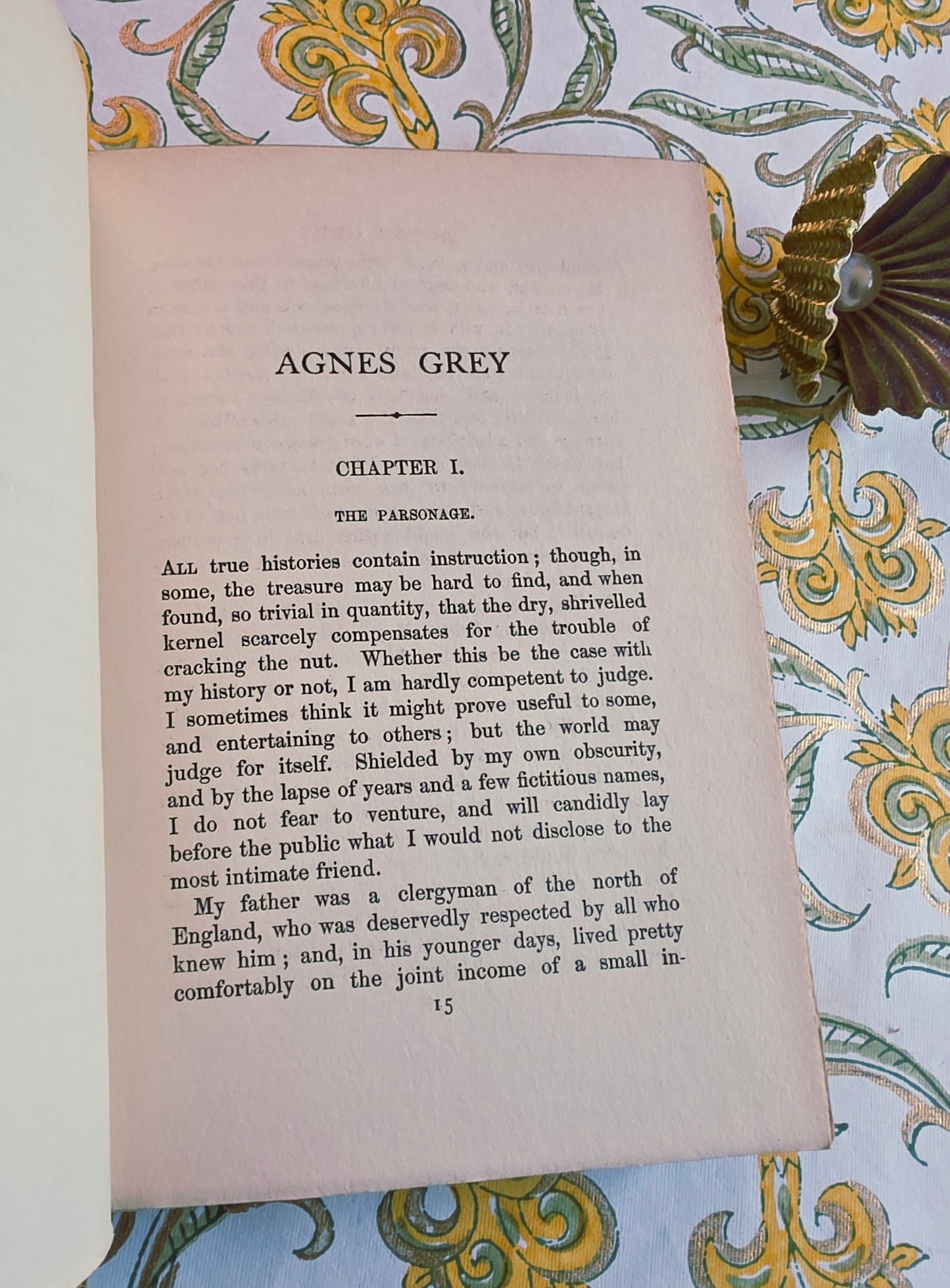1905 Agnes Grey by Anne Bronte - Antique Book