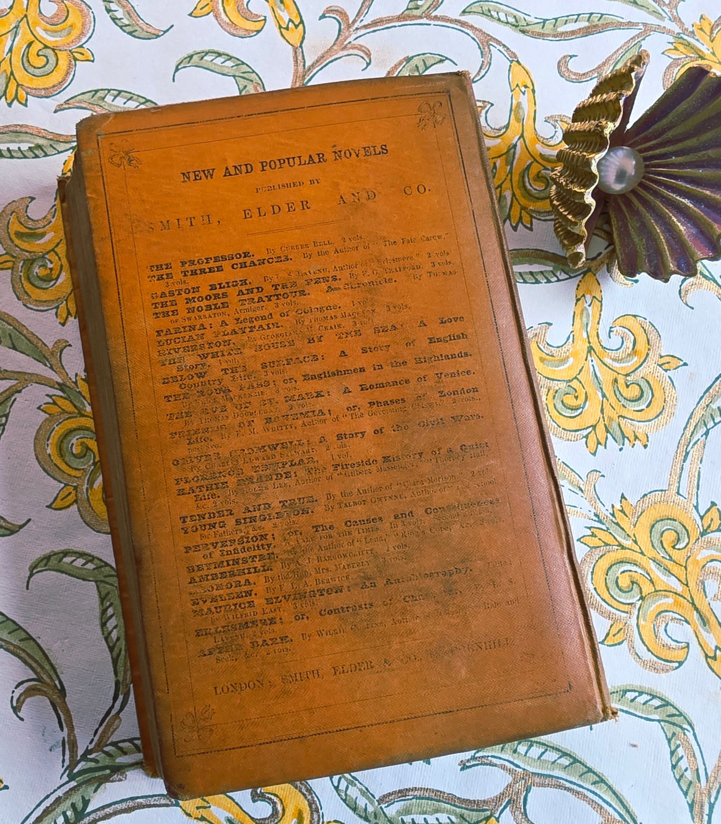 1857 Jane Eyre by Currer Bell / Extremely Early Copy Published Just 10 Years After Original / LACKS TITLE PAGE