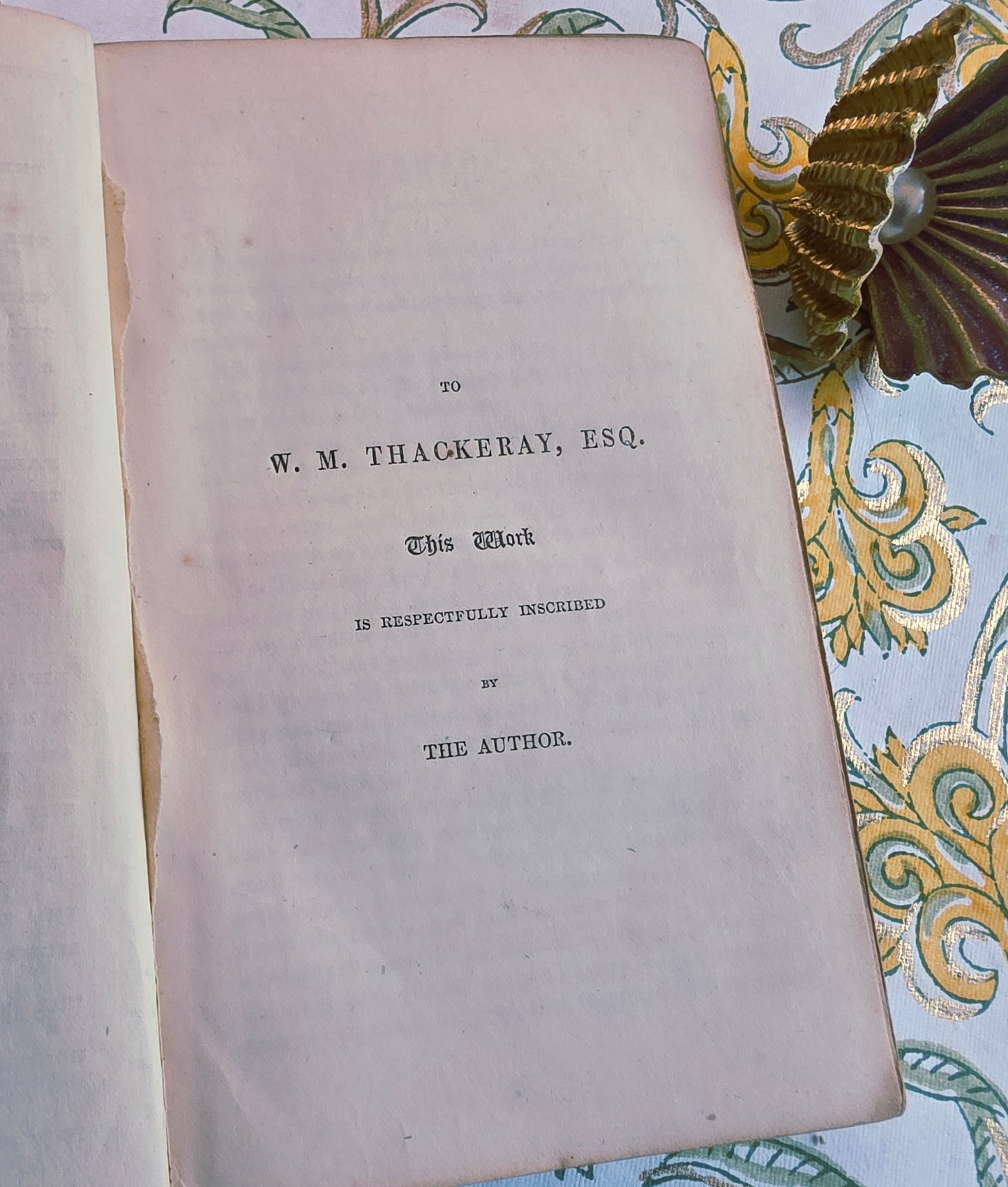 1857 Jane Eyre by Currer Bell / Extremely Early Copy Published Just 10 Years After Original / LACKS TITLE PAGE