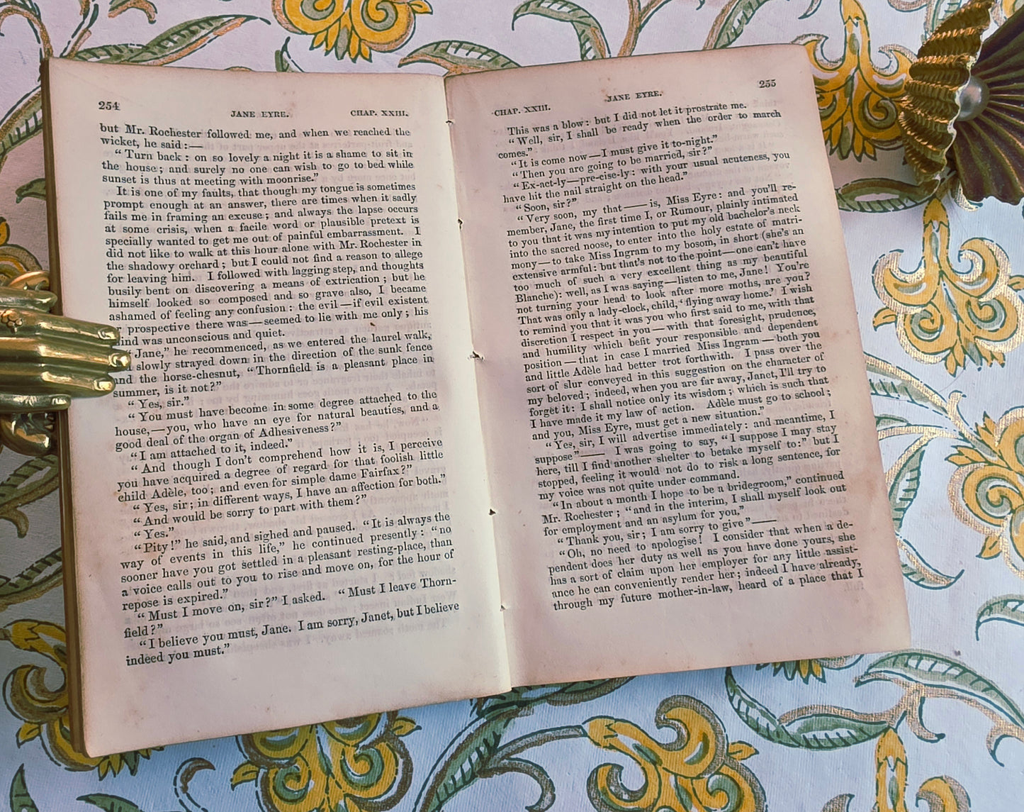 1857 Jane Eyre by Currer Bell / Extremely Early Copy Published Just 10 Years After Original / LACKS TITLE PAGE