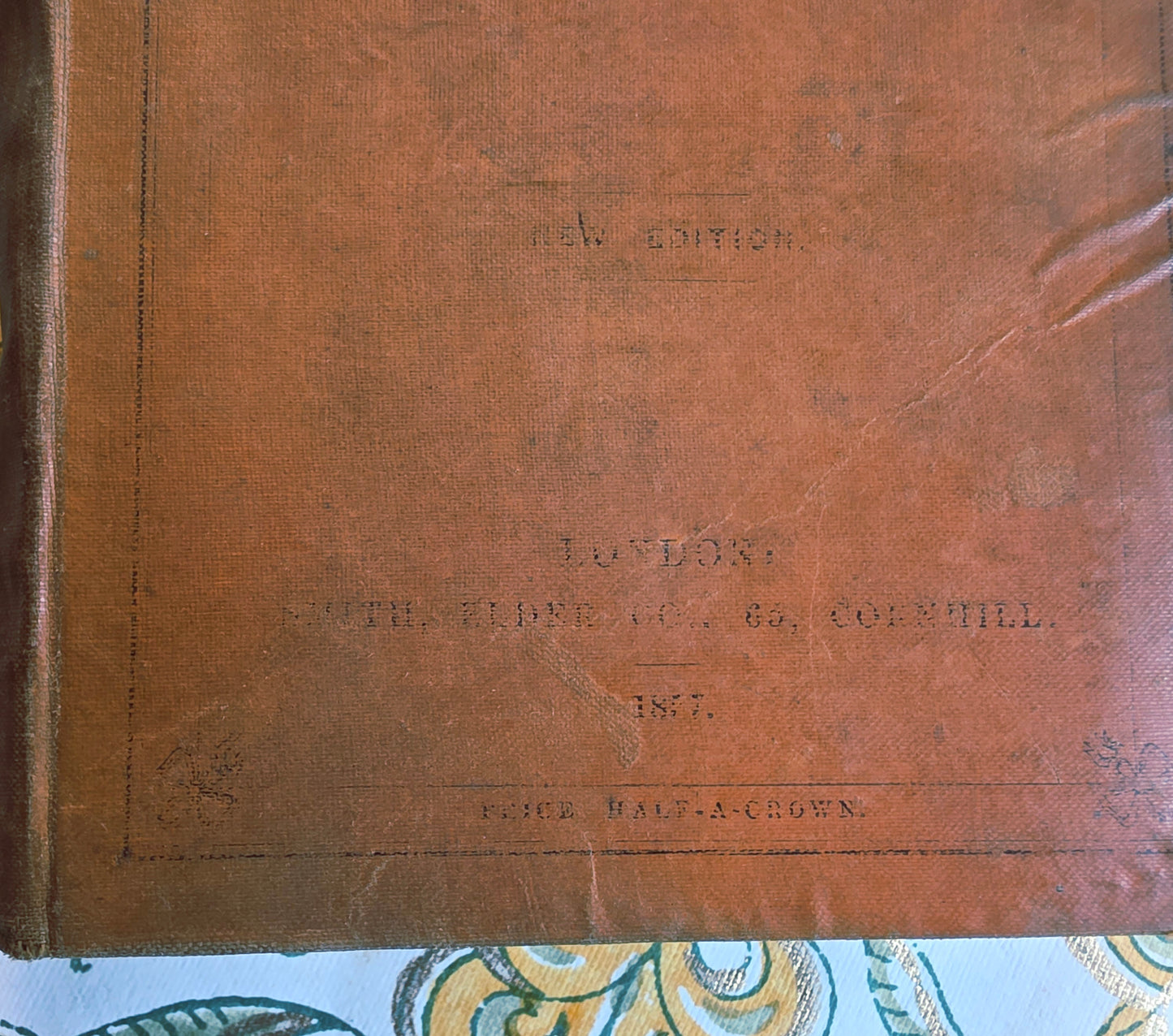 1857 Jane Eyre by Currer Bell / Extremely Early Copy Published Just 10 Years After Original / LACKS TITLE PAGE