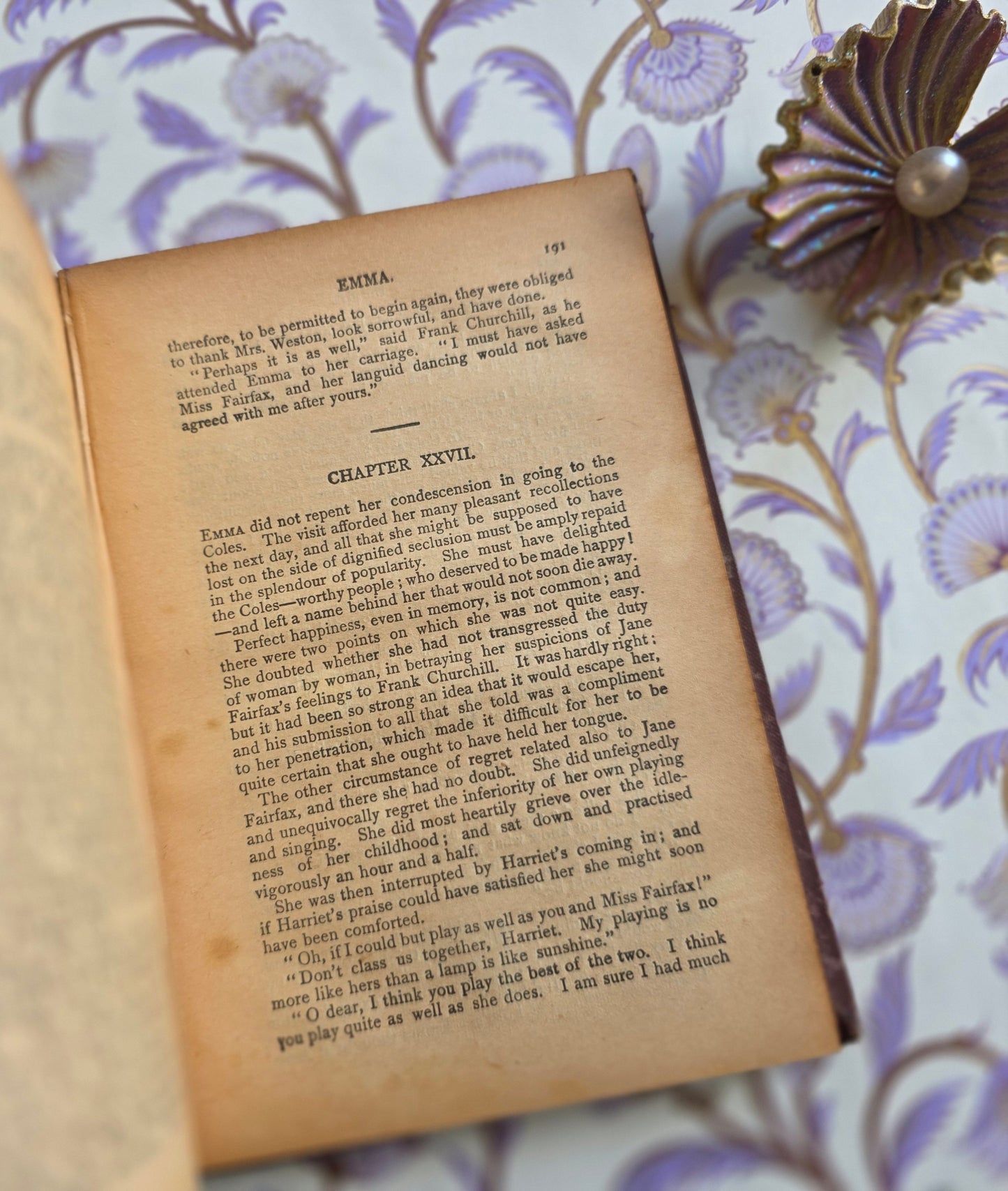 1890s Austen's Emma and Brontes' Wuthering Heights, Agnes Grey Set of Two Antique Books