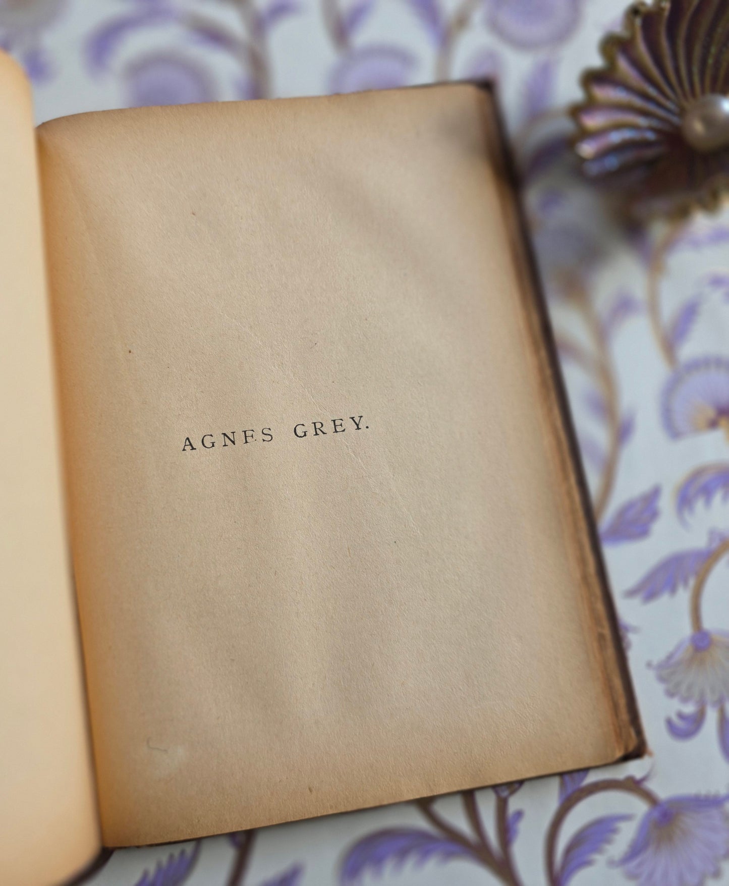 1890s Austen's Emma and Brontes' Wuthering Heights, Agnes Grey Set of Two Antique Books