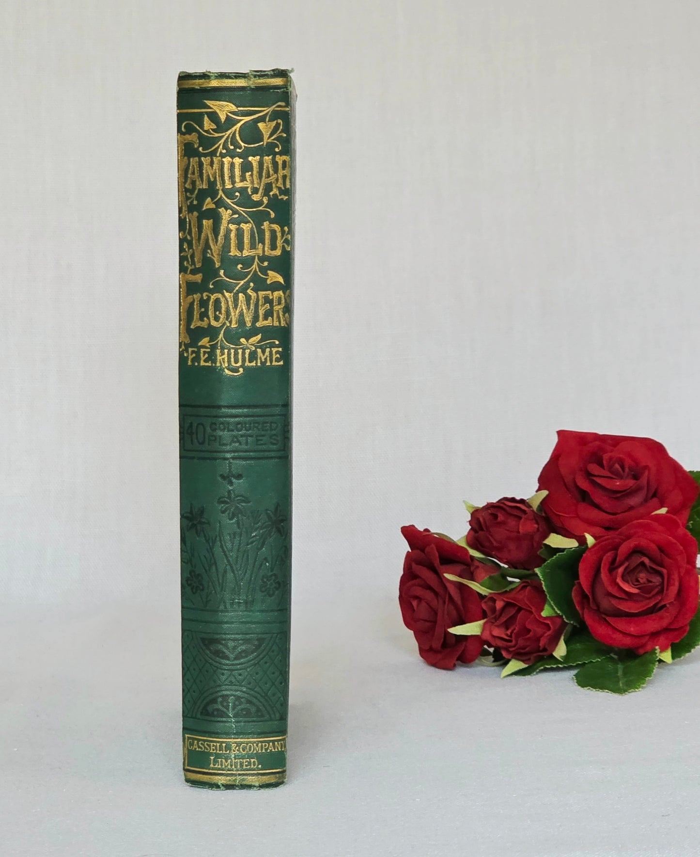 RESERVED RESERVED 1892 Familiar Wild Flowers / Illustrated Victorian Antique Book (Fourth Series)
