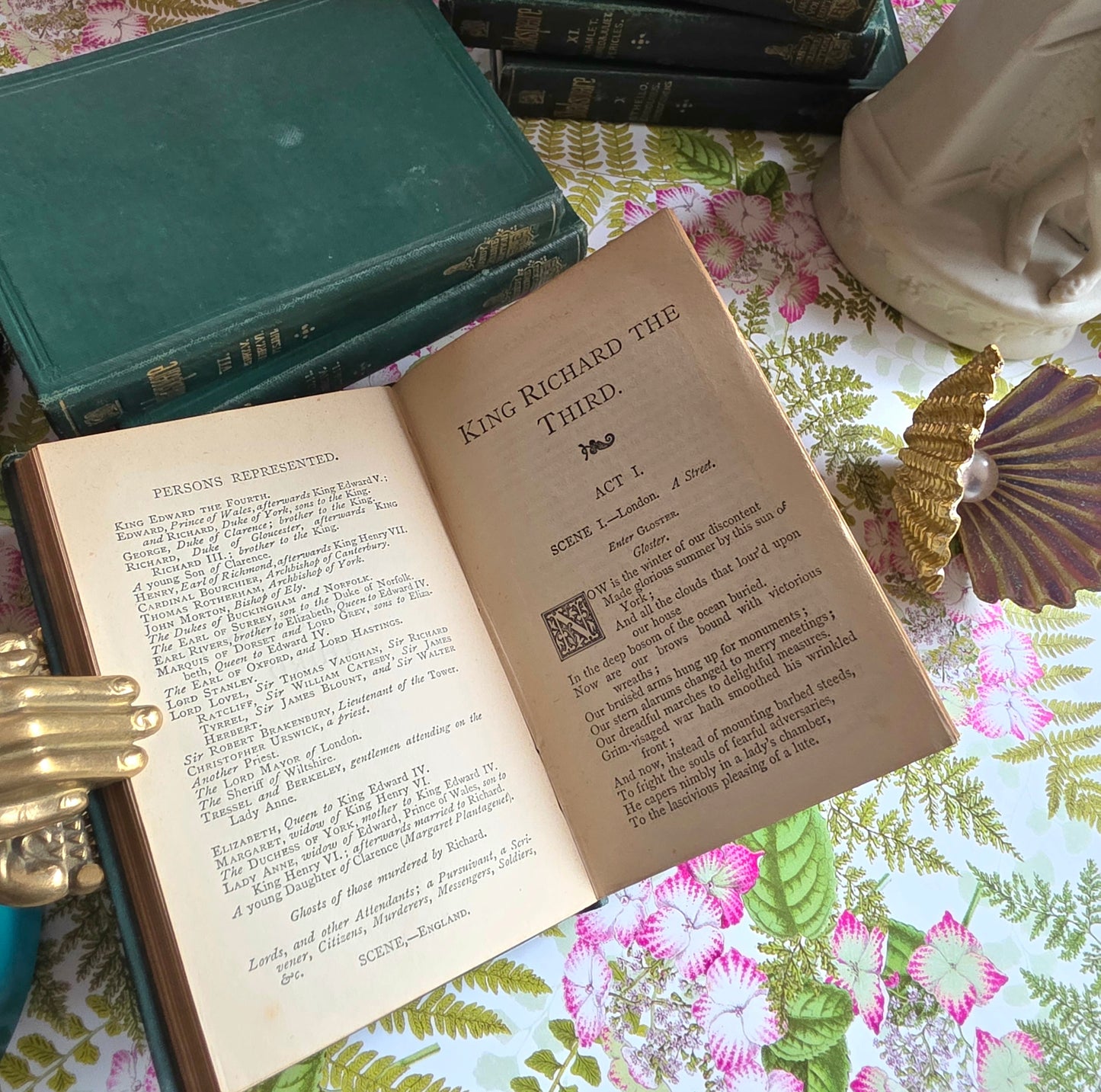 1871 The Handy Volume Shakespeare - Complete Antique Set of Pocket Books in 13 Volumes