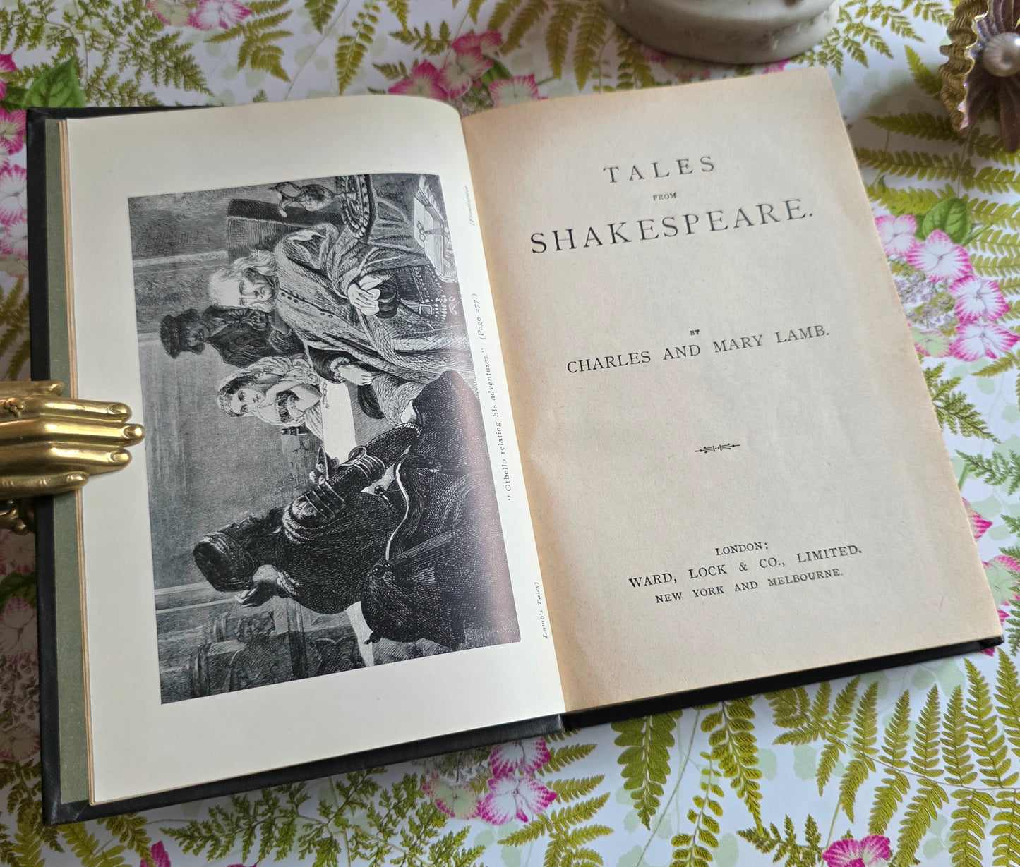 c1906 Tales From Shakespeare by Charles and Mary Lamb - Antique Book