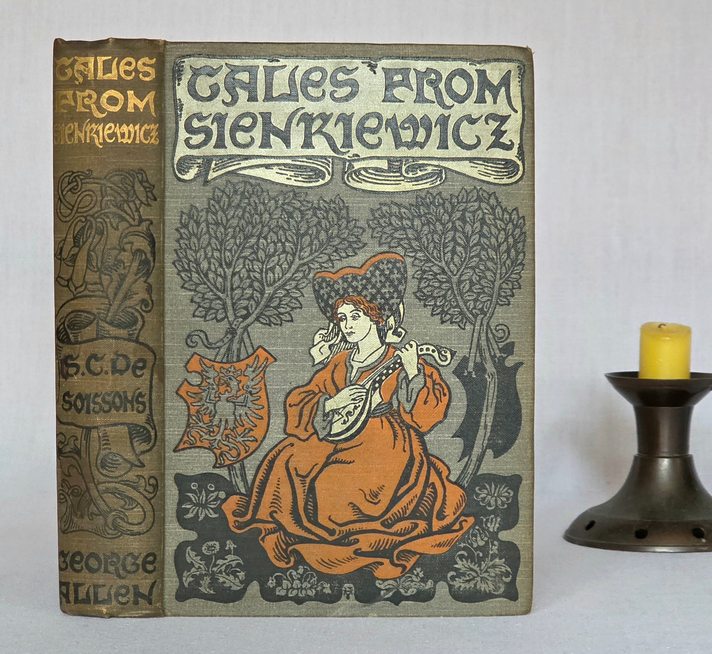 1899 Tales From Sienkiewicz - Antique Book of Short Stories