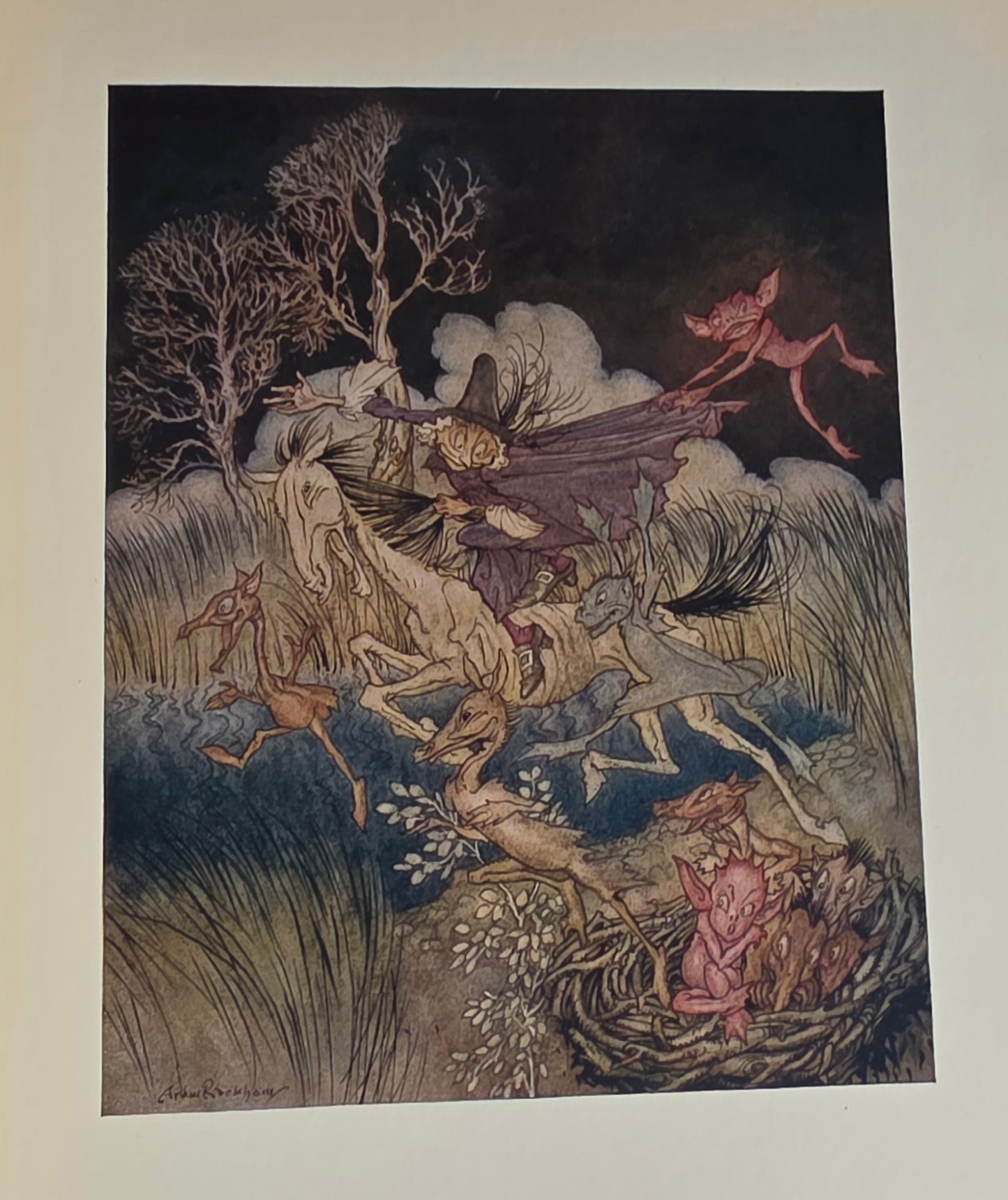 1928 The Legend of Sleepy Hollow by Washington Irving - Illustrated by Arthur Rackham