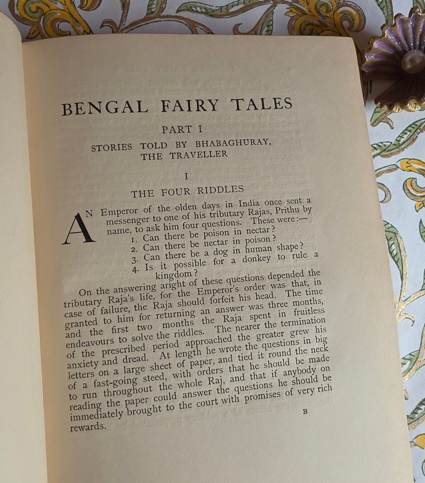 1920 Bengal Fairy Tales - Illustrated Antique Book