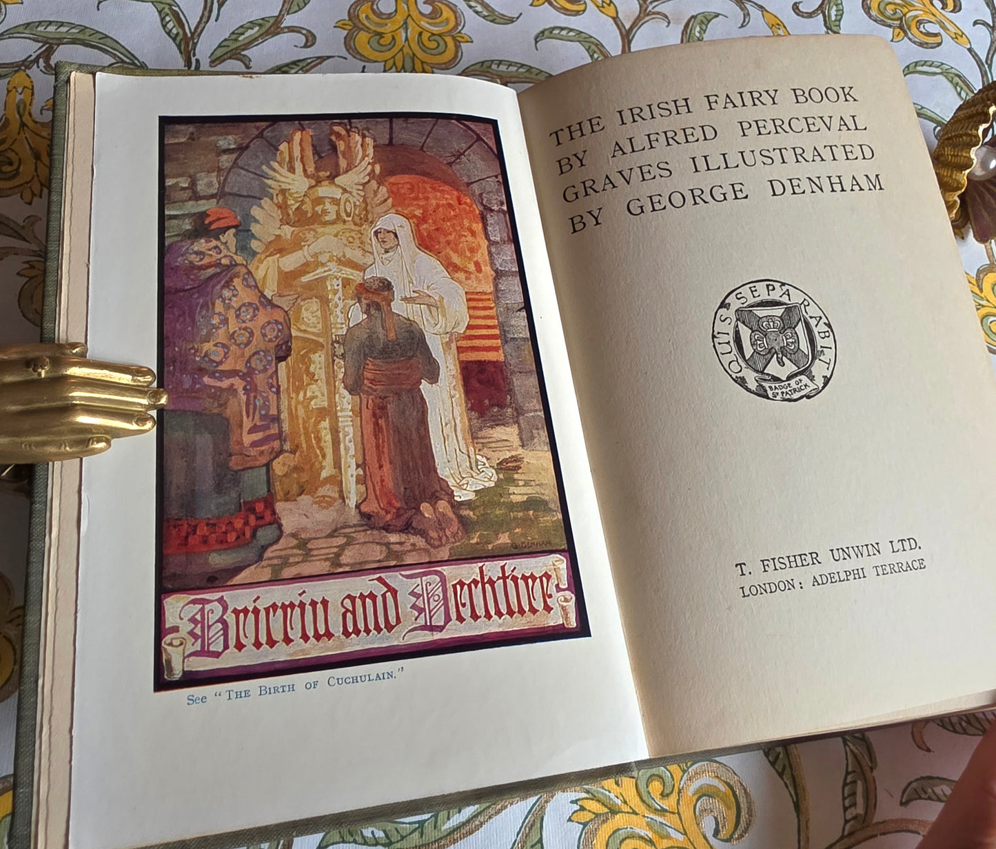 1909 The Irish Fairy Book by Alfred Perceval Graves - Illustrated Antique Book