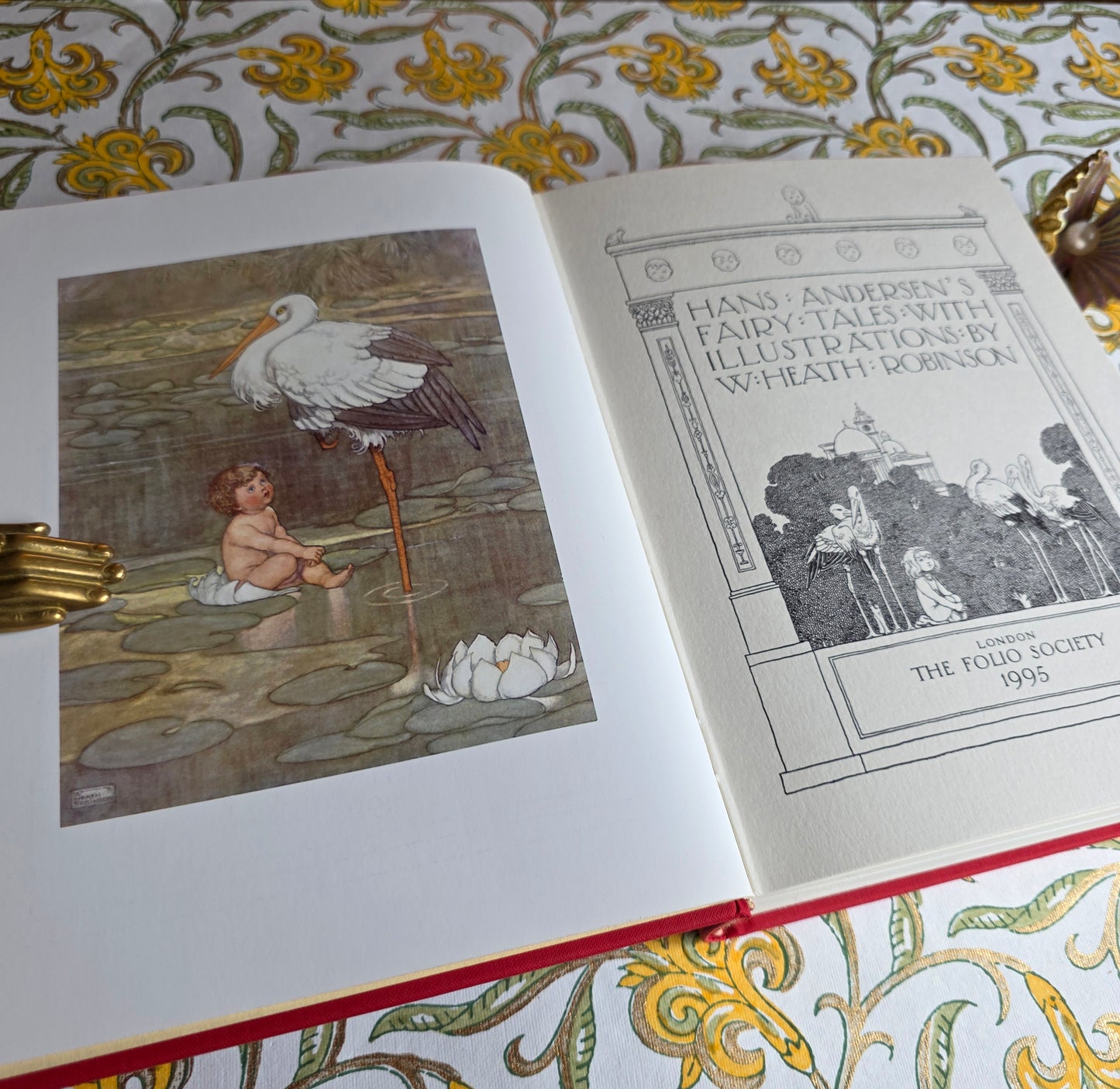 1995 Hans Christian Andersen's Fairy Tales - Vintage Slip-Cased Book Illustrated by Heath Robinson