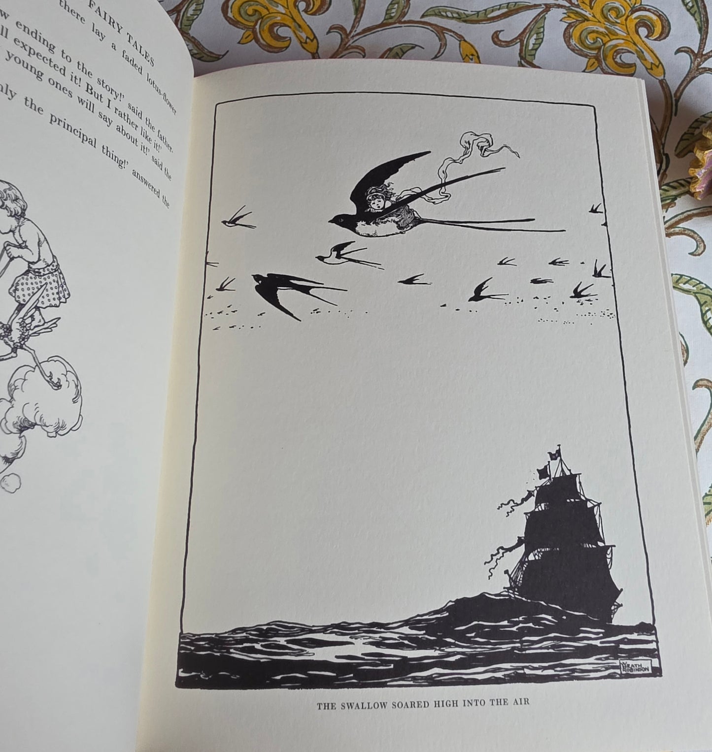 1995 Hans Christian Andersen's Fairy Tales - Vintage Slip-Cased Book Illustrated by Heath Robinson