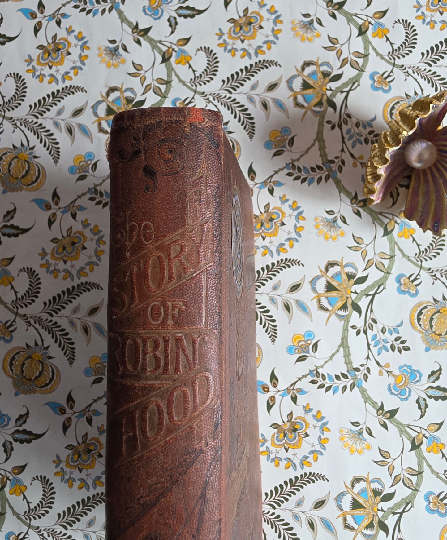 1871 The Story of Robin Hood by William Heaton - Scarce Antique Book