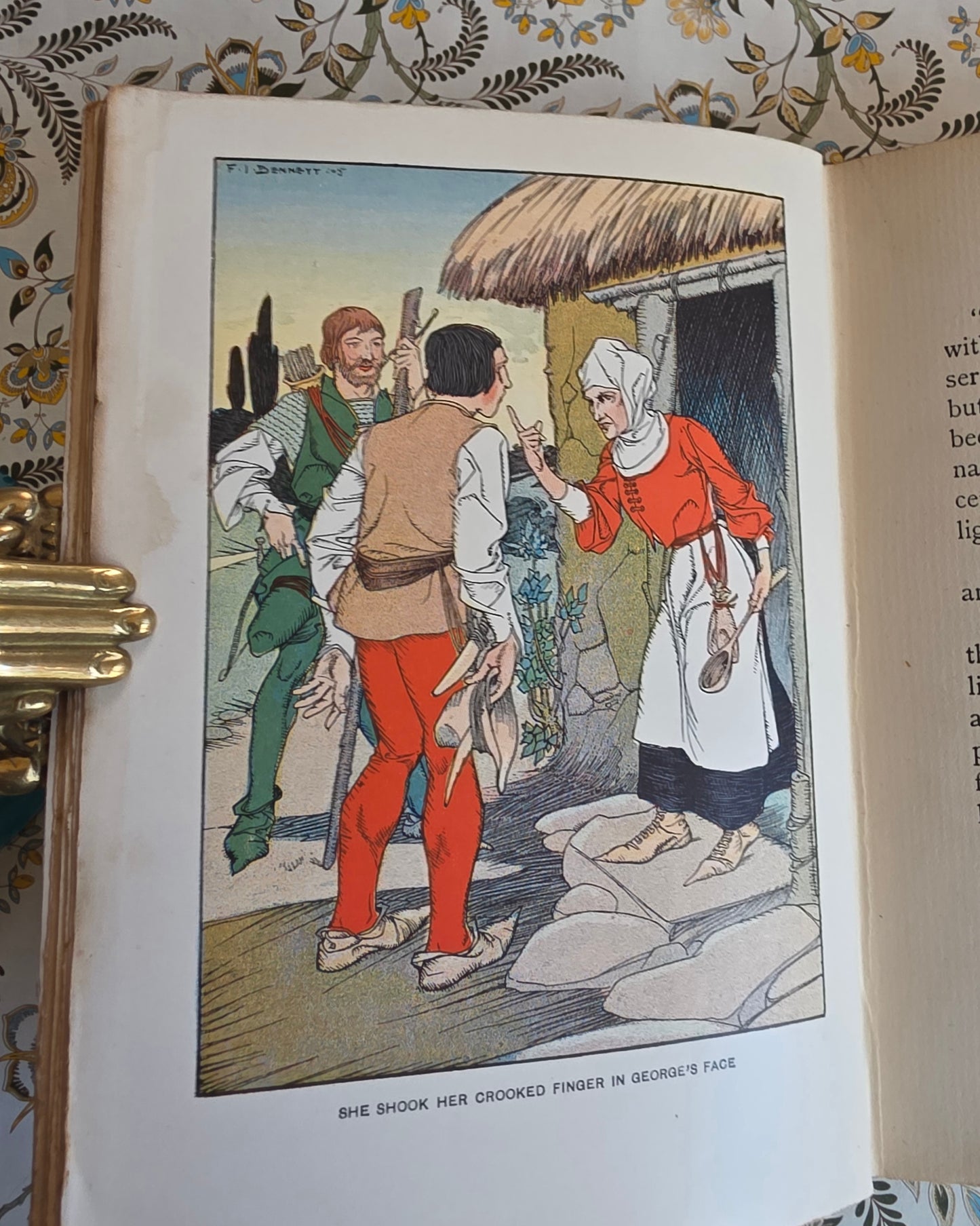 1905 Bold Robin and His Forest Rangers - Antique Robin Hood Book
