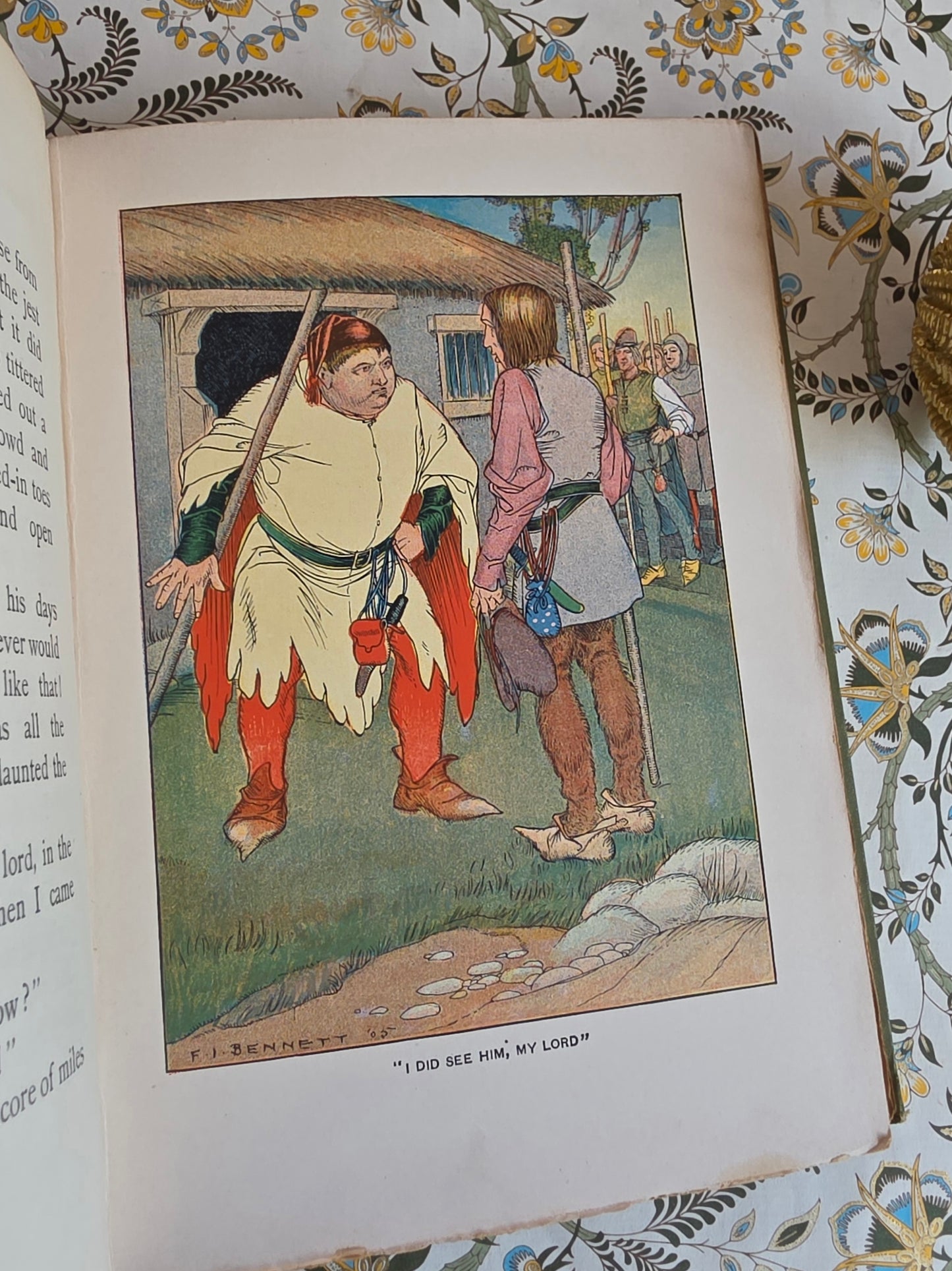1905 Bold Robin and His Forest Rangers - Antique Robin Hood Book