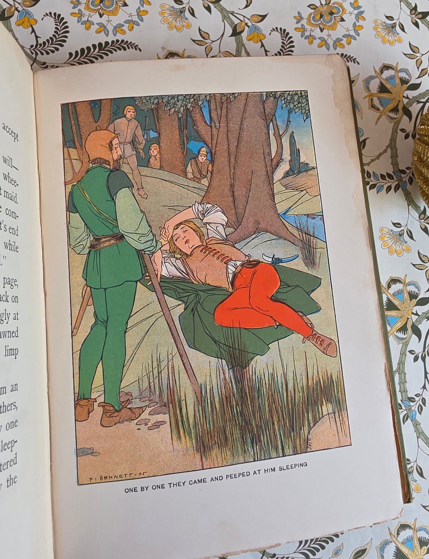 1905 Bold Robin and His Forest Rangers - Antique Robin Hood Book