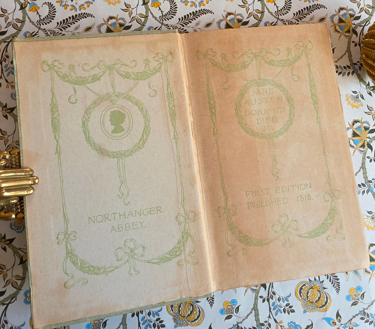 1907 Northanger Abbey by Jane Austen - Illustrated Antique Book