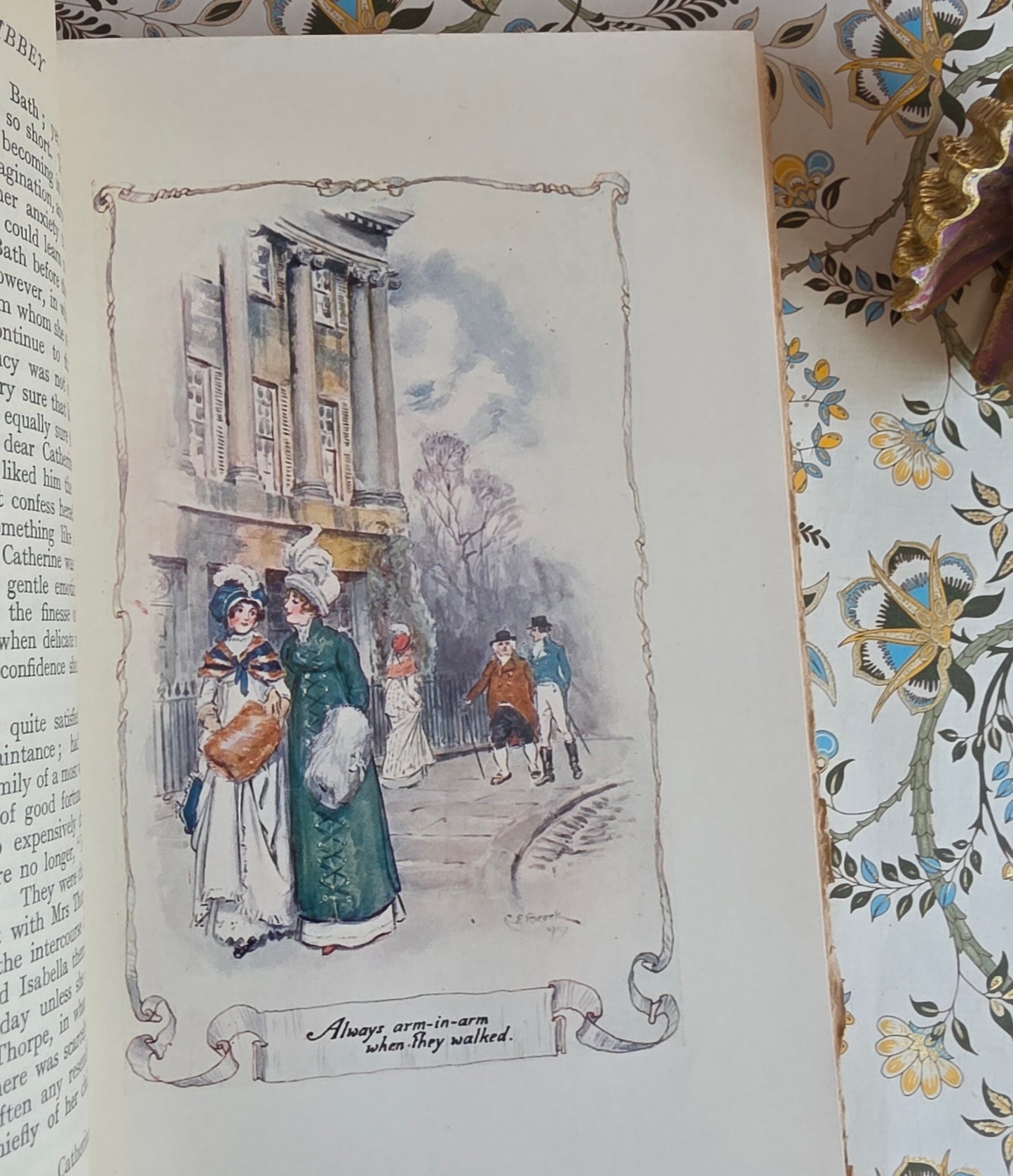 1907 Northanger Abbey by Jane Austen - Illustrated Antique Book