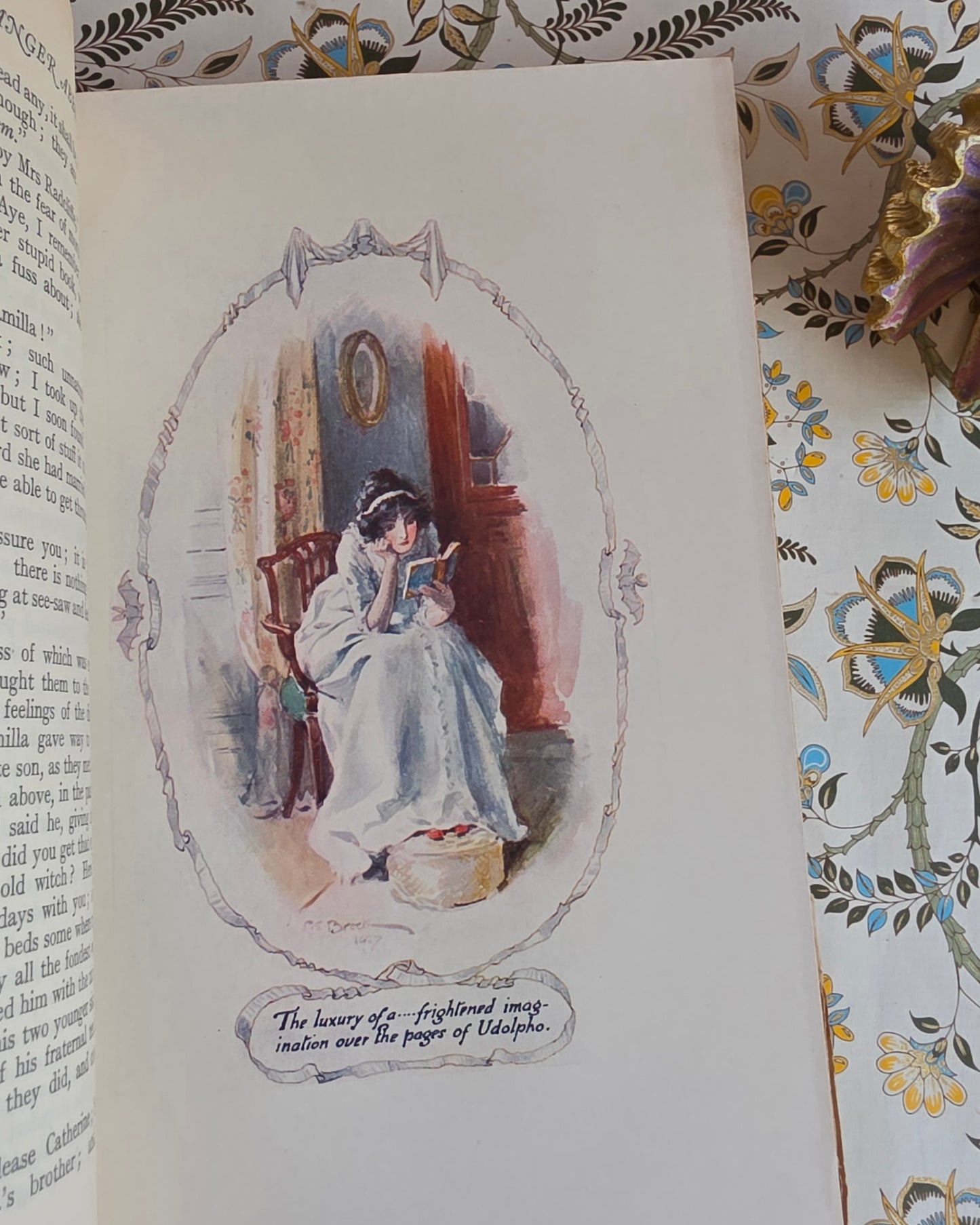 1907 Northanger Abbey by Jane Austen - Illustrated Antique Book