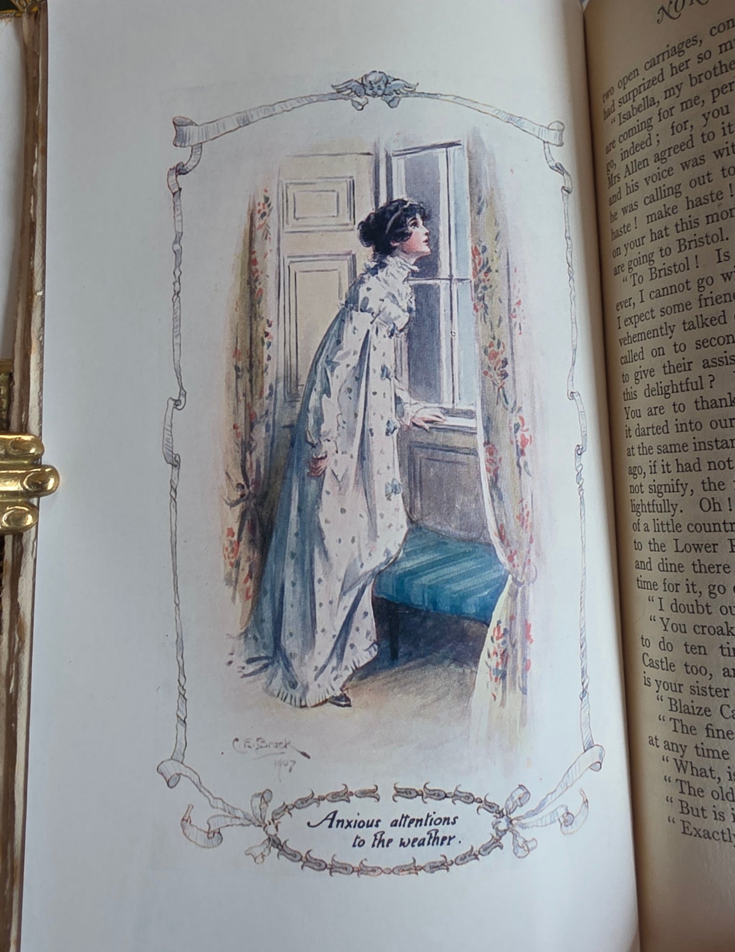 1907 Northanger Abbey by Jane Austen - Illustrated Antique Book