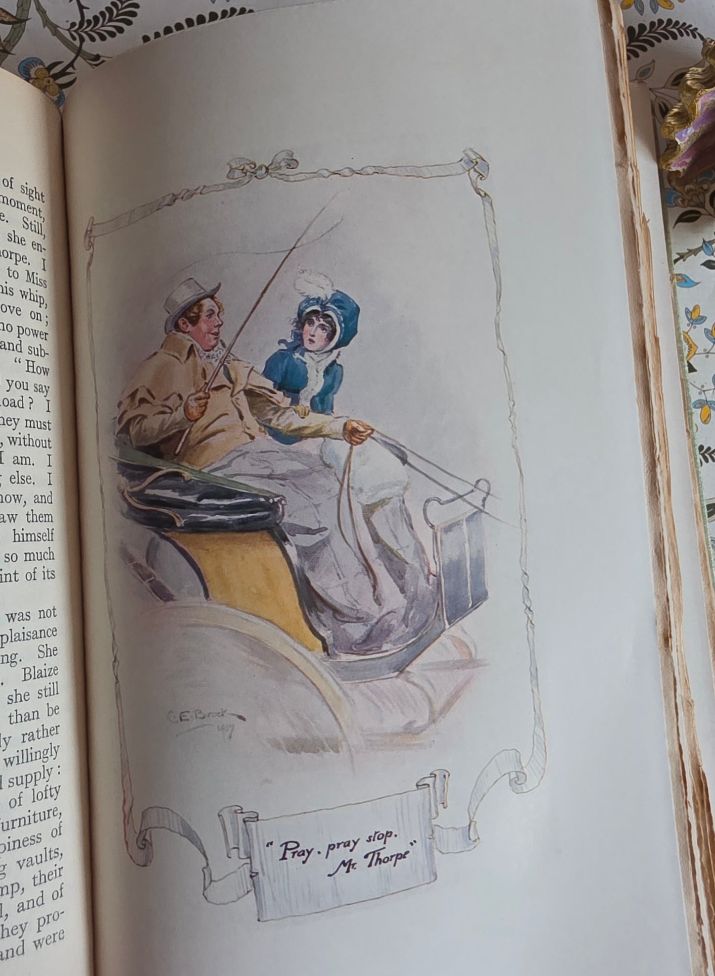 1907 Northanger Abbey by Jane Austen - Illustrated Antique Book