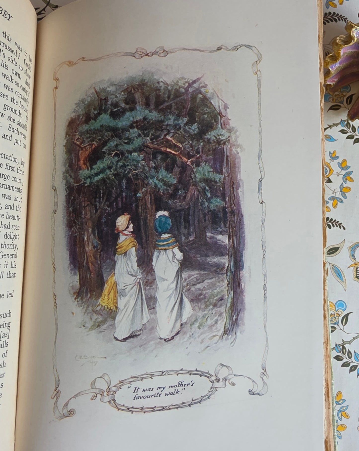 1907 Northanger Abbey by Jane Austen - Illustrated Antique Book