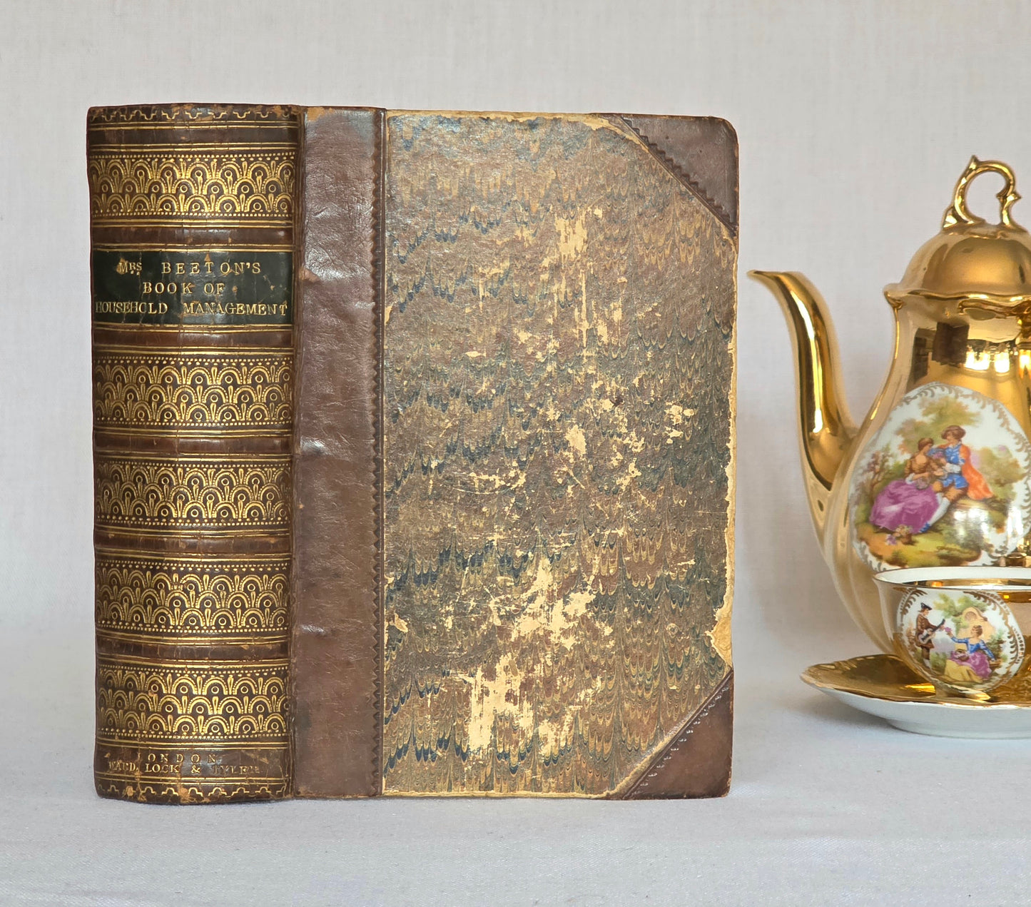1869 The Book of Household Management by Mrs Isabella Beeton - 12 Colour Plates - Antique Book