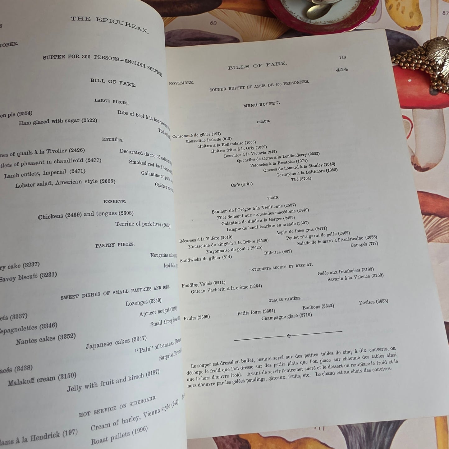 1920 The Epicurean - First Edition / Classic Culinary Encyclopedia