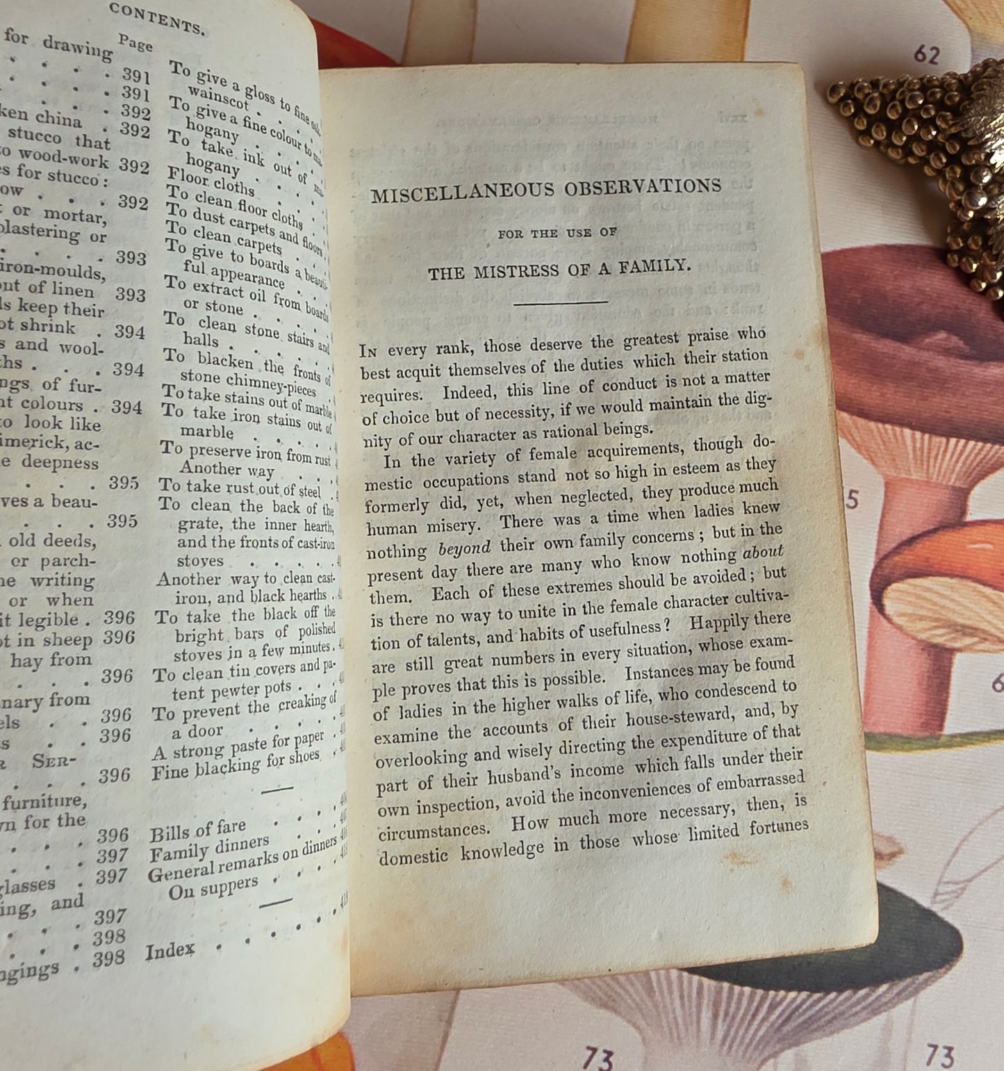1833 A New System of Domestic Cookery - By A Lady / Illustrated Antique Book