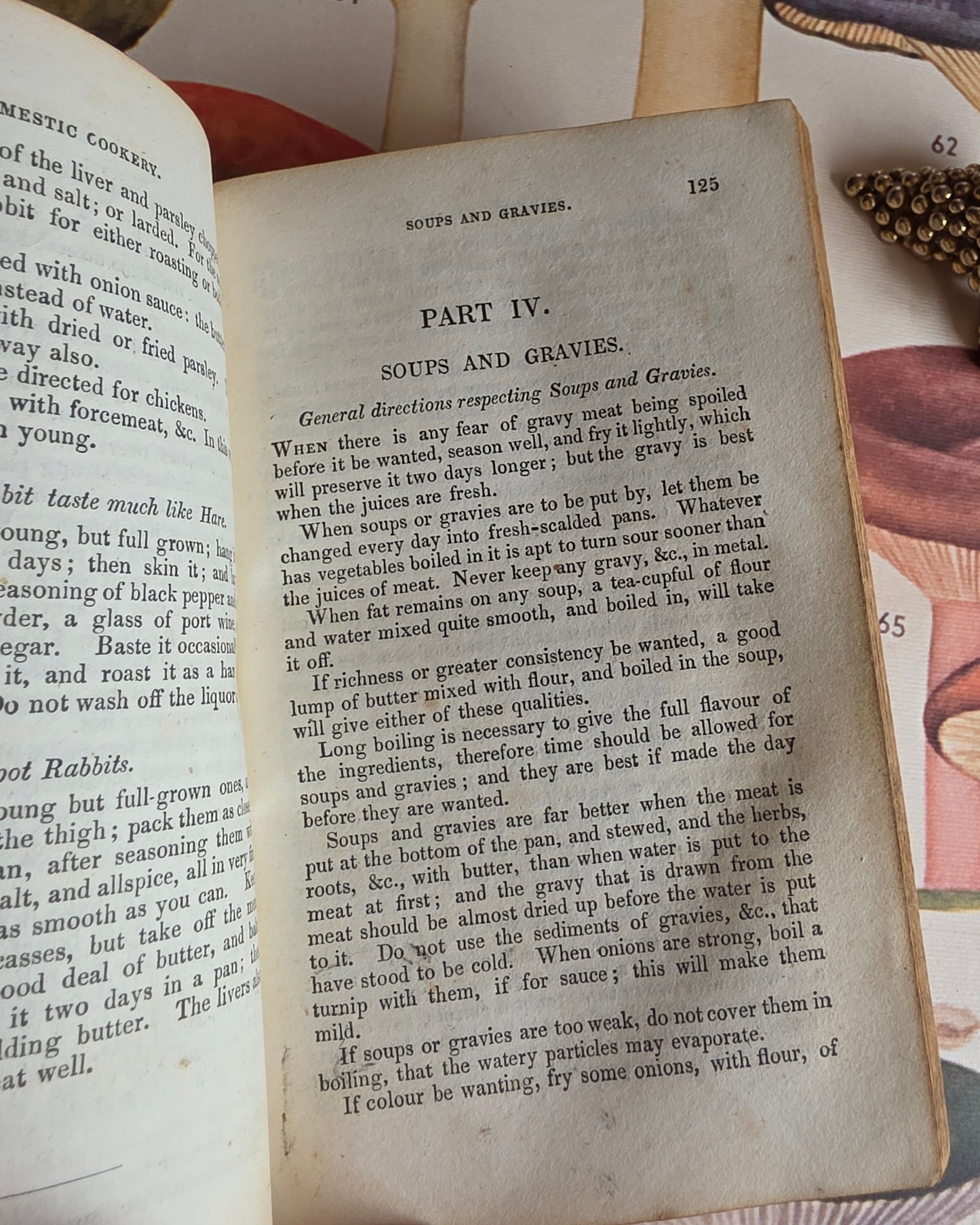 1833 A New System of Domestic Cookery - By A Lady / Illustrated Antique Book
