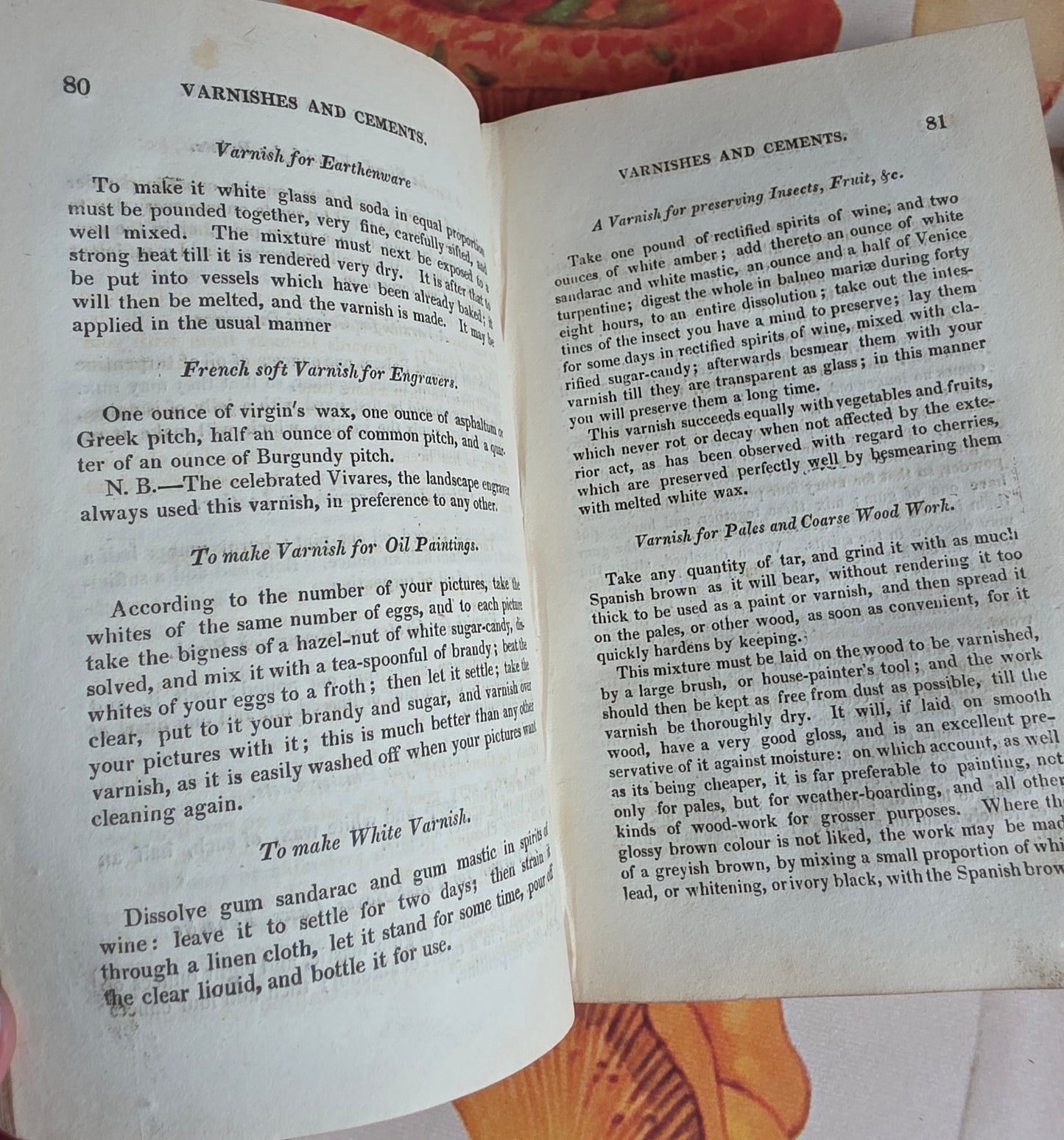 1825 The Modern Family Receipt Book - Georgian Cookery Recipes and Household Advice