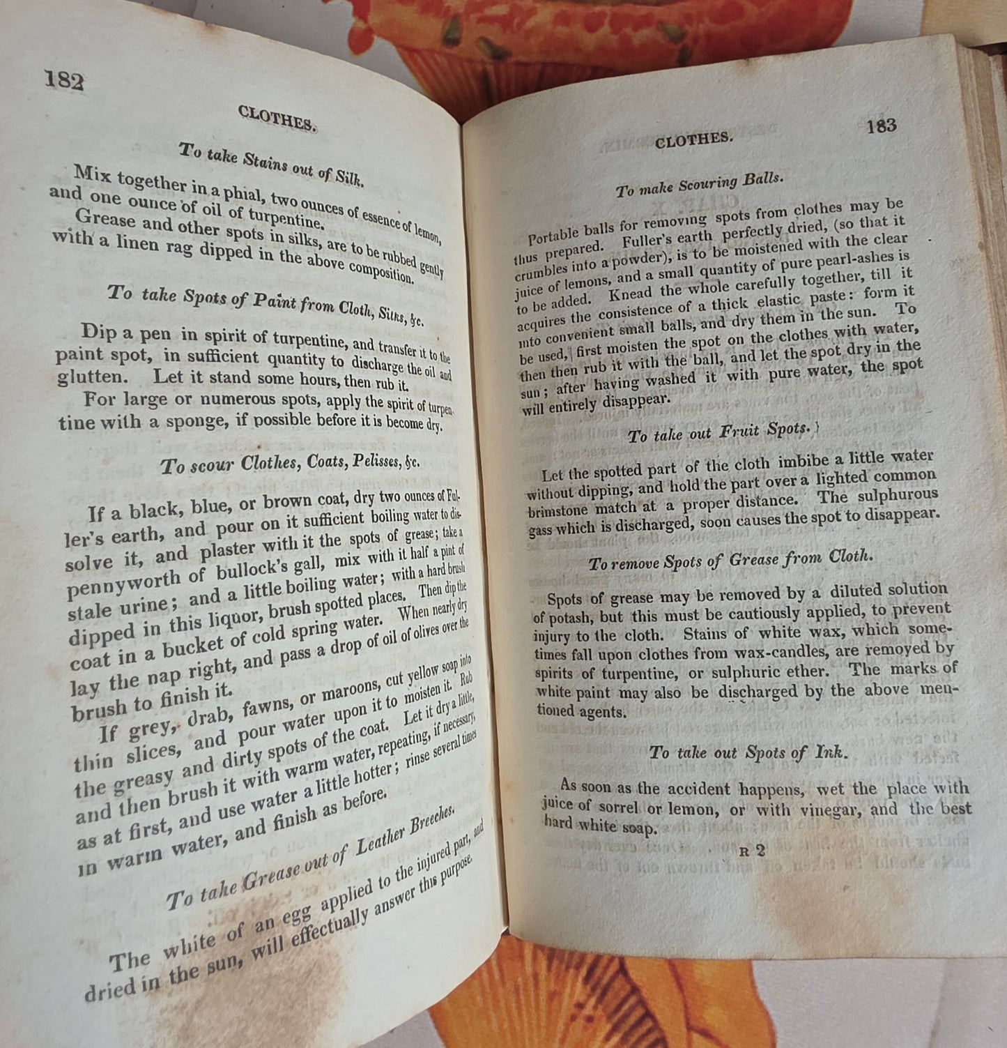 1825 The Modern Family Receipt Book - Georgian Cookery Recipes and Household Advice