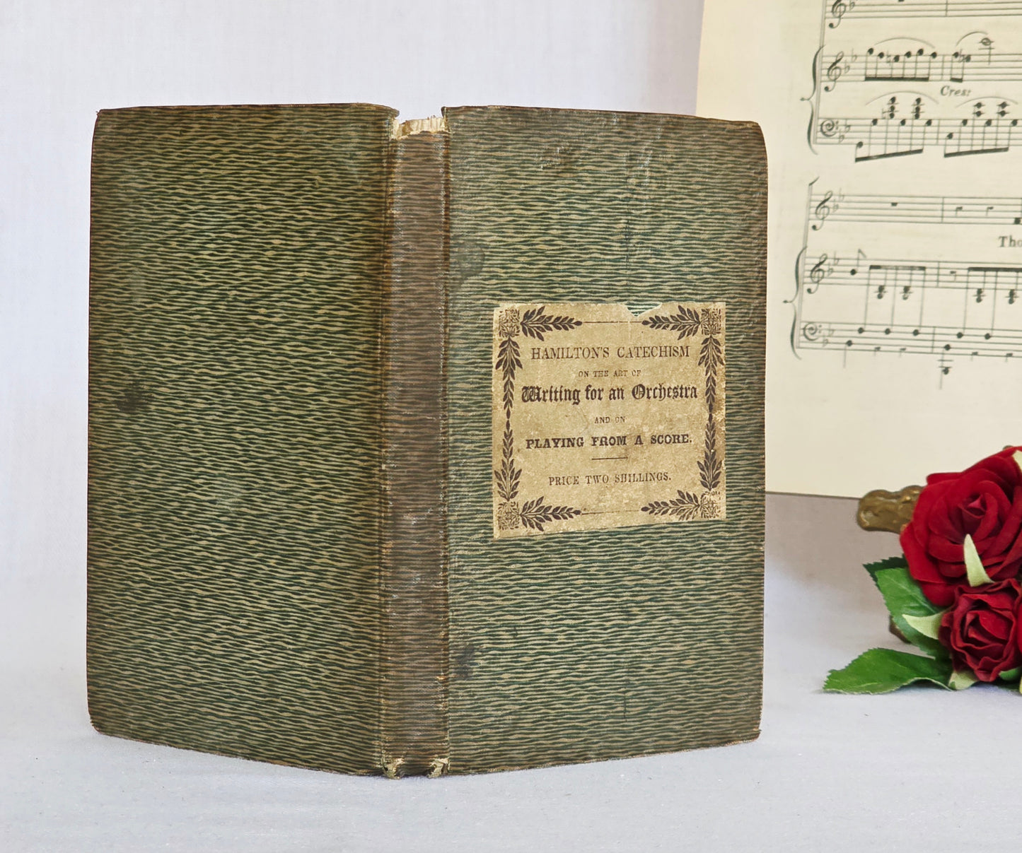 1845 - The Art of Writing for an Orchestra and on Playing from Score - Antique Pocket Book - WITH SOME WEAR