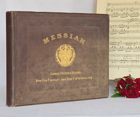 1868 - Fac-simile of the Autograph Score of Handel's Messiah - Antique Reproduction of Original Manuscript