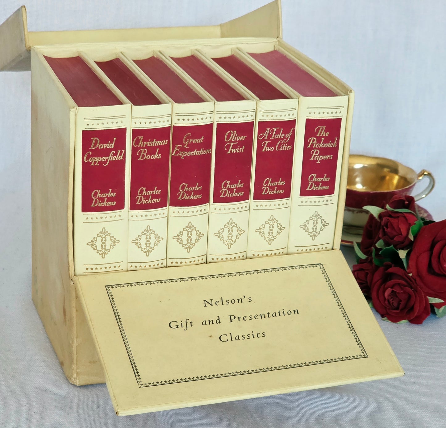 1950s Boxed Set of Dickens' Novels - Vintage Book Set
