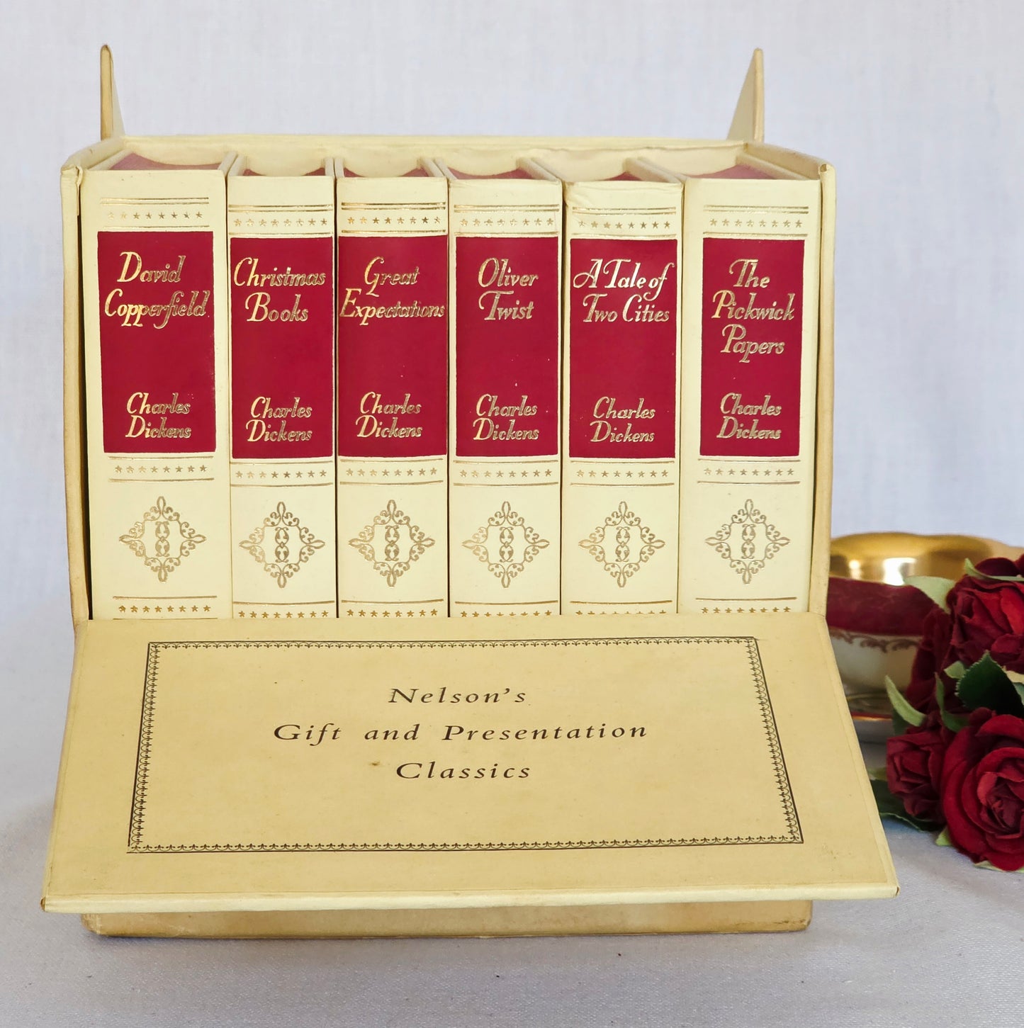1950s Boxed Set of Dickens' Novels - Vintage Book Set