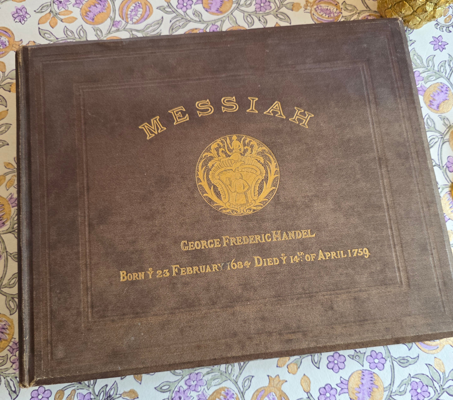1868 - Fac-simile of the Autograph Score of Handel's Messiah - Antique Reproduction of Original Manuscript