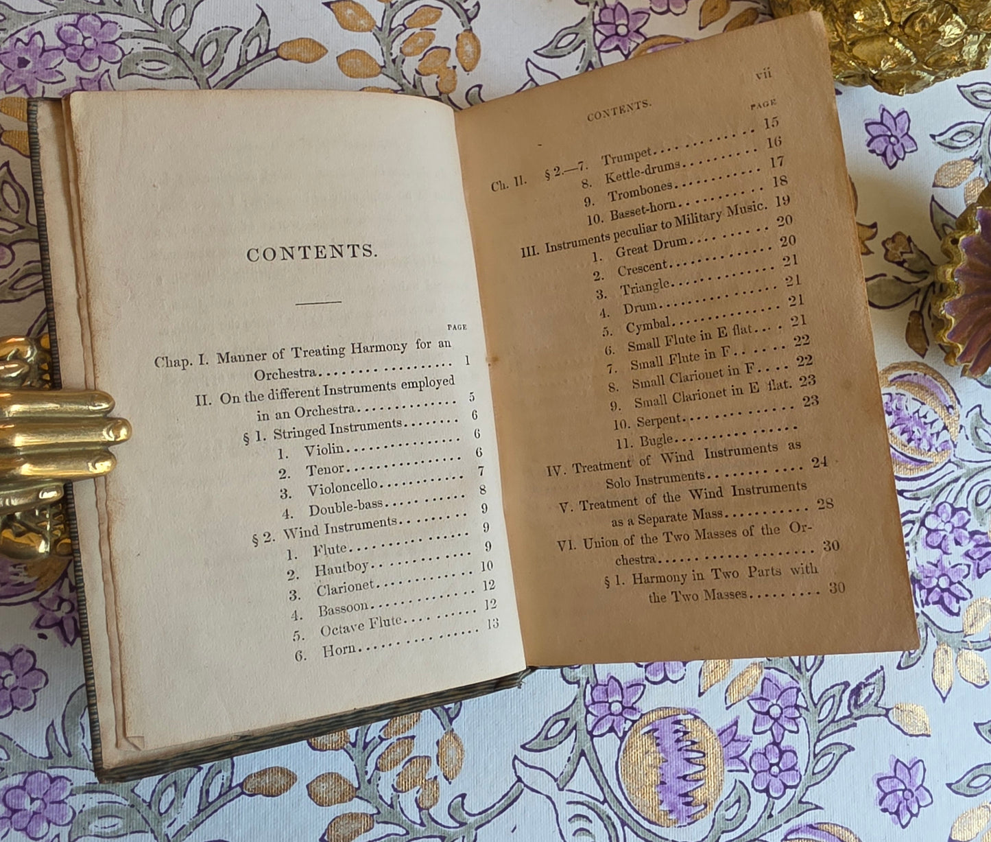1845 - The Art of Writing for an Orchestra and on Playing from Score - Antique Pocket Book - WITH SOME WEAR