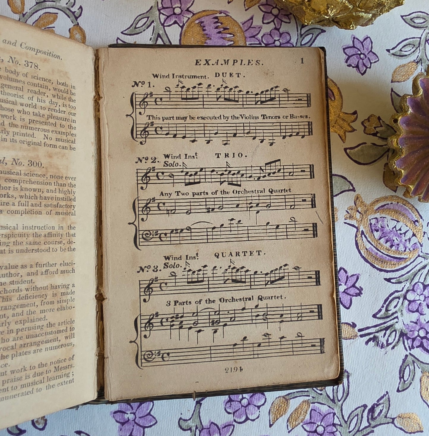 1845 - The Art of Writing for an Orchestra and on Playing from Score - Antique Pocket Book - WITH SOME WEAR