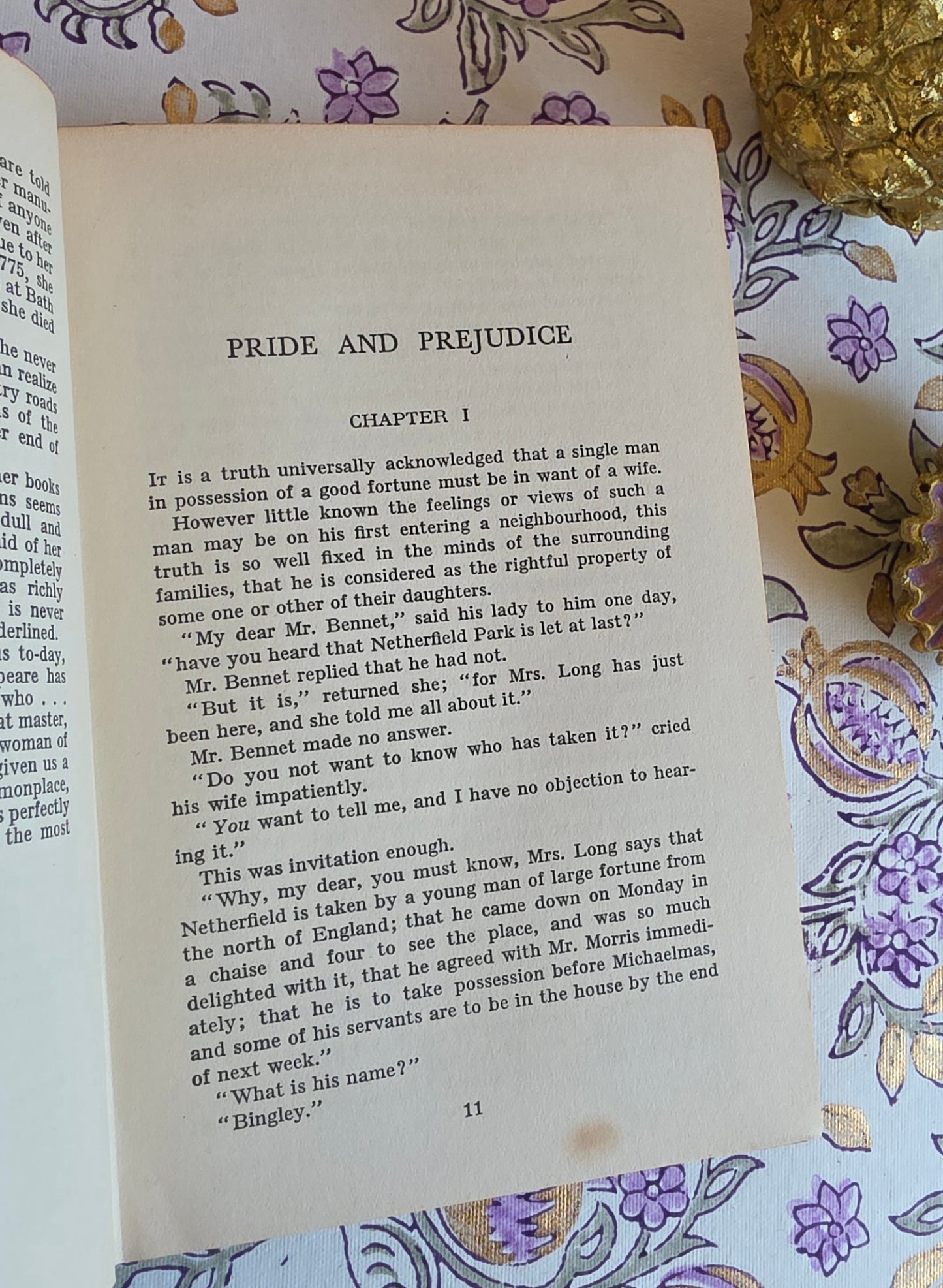 1930s Pride & Prejudice - Vintage Jane Austen Book