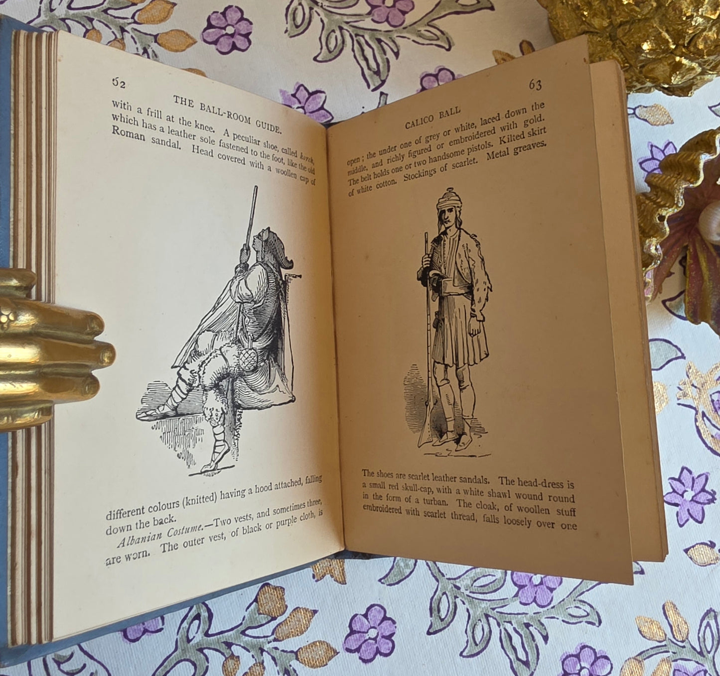 1880s Pocket-Sized  Ball-Room Guide - Antique Guide Book