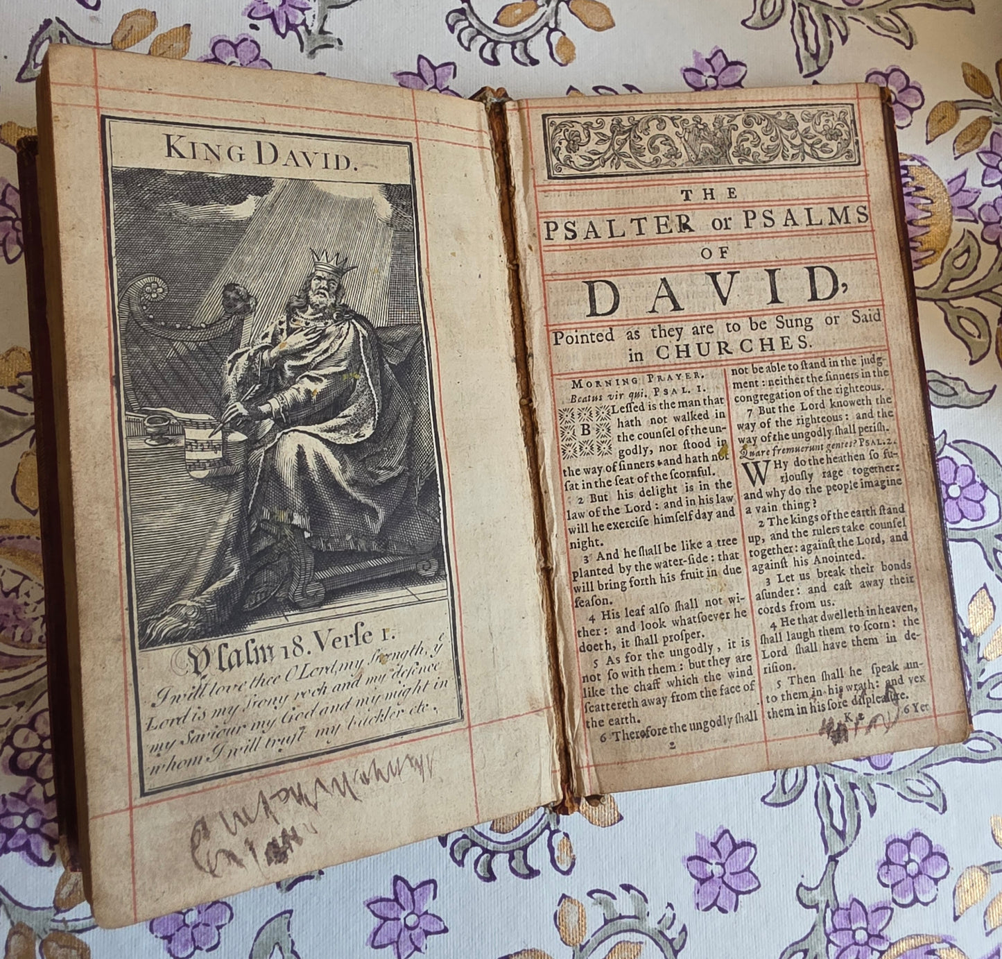 1727 The Book of Common Prayer (with) The Whole Book of Psalms — Deluxe Illustrated & Rubricated Edition