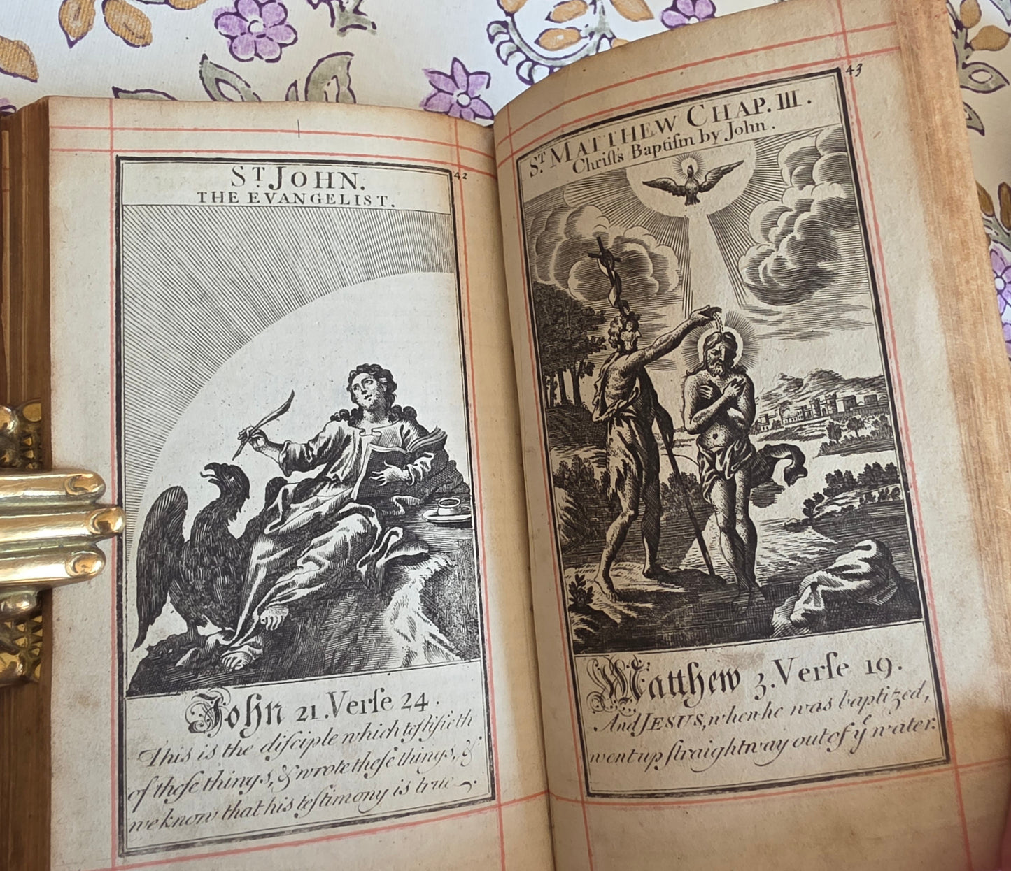 1727 The Book of Common Prayer (with) The Whole Book of Psalms — Deluxe Illustrated & Rubricated Edition